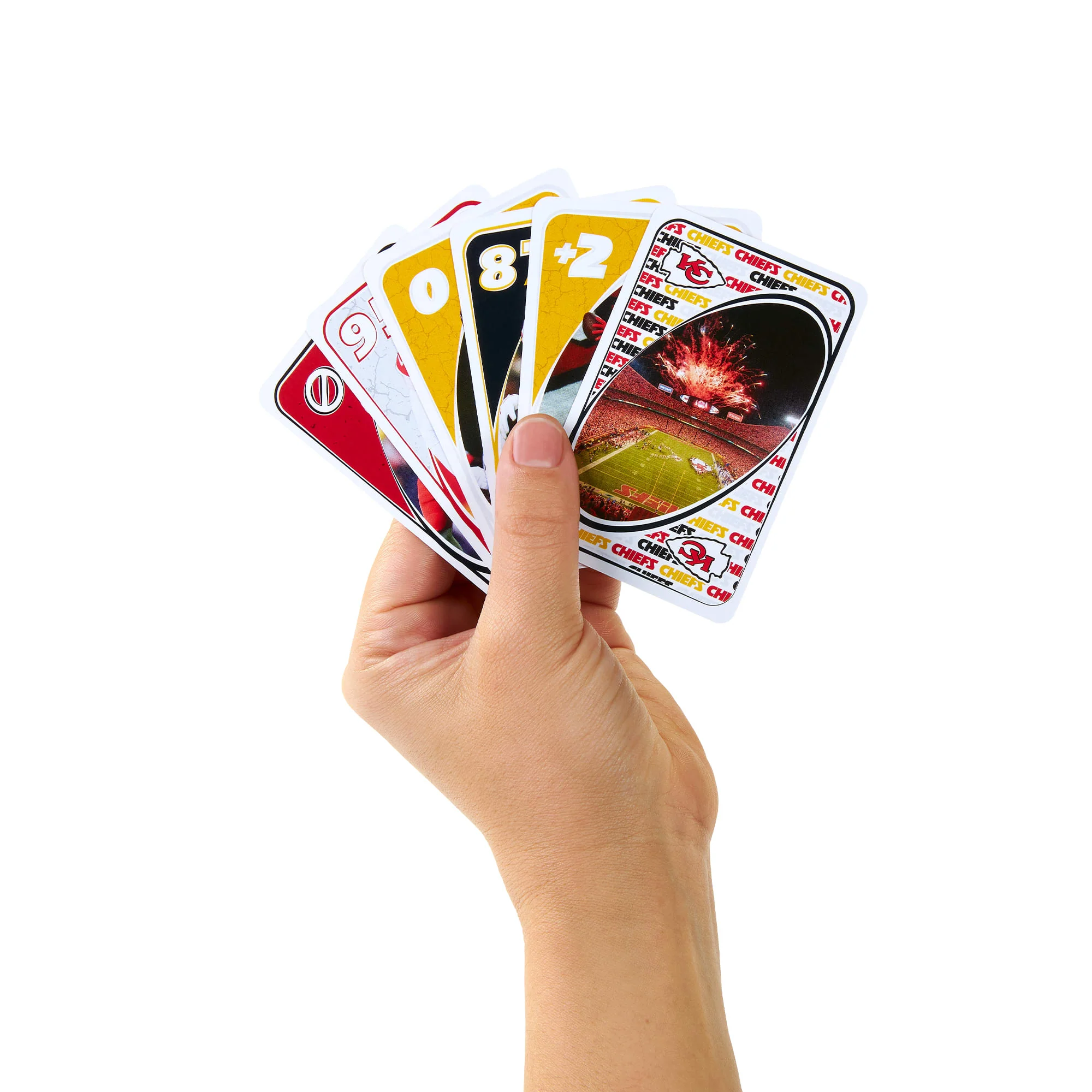 Mattel Creations UNO Fandom NFL Kansas City Chiefs Game Deck