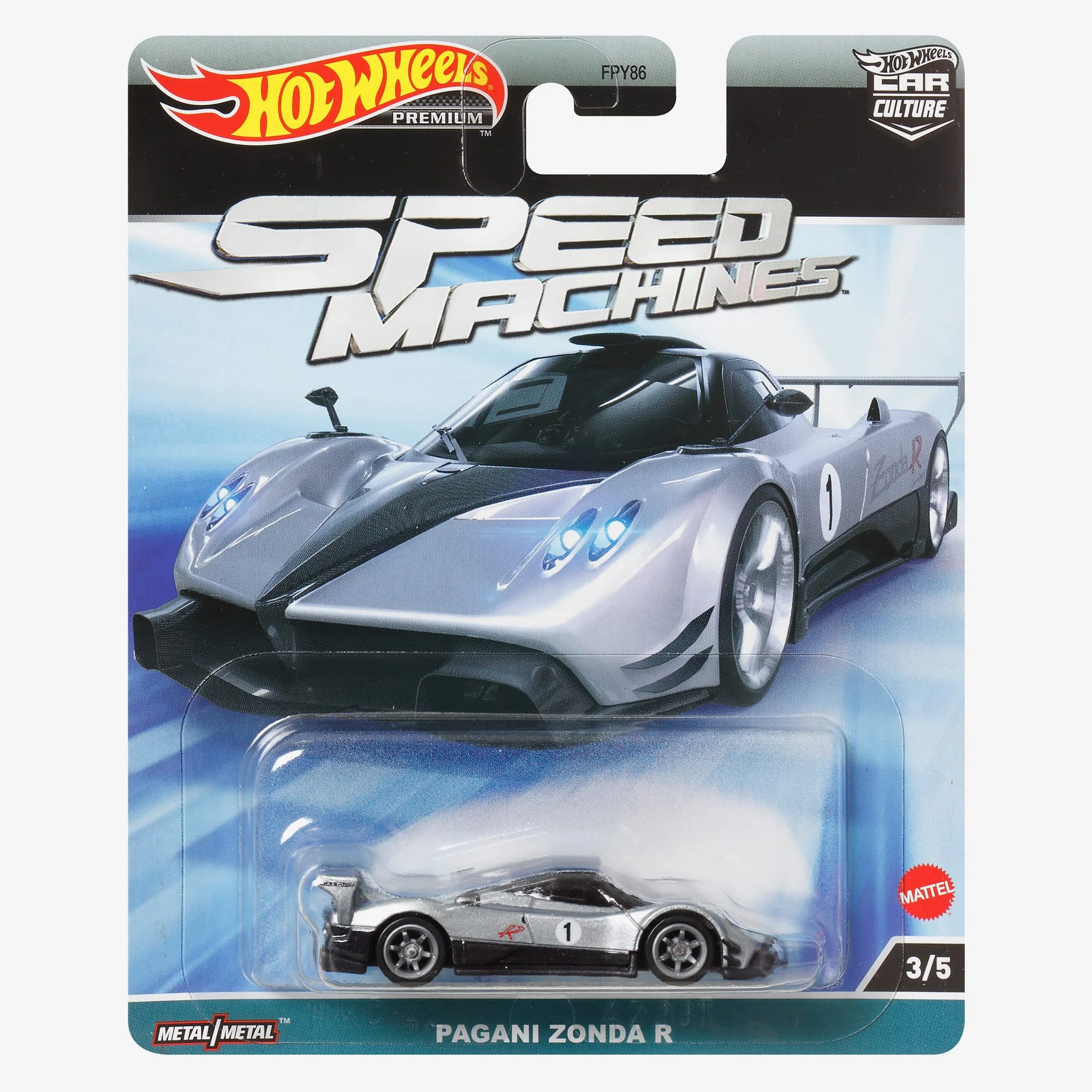 Mattel Creations Hot Wheels Premium Car Culture Speed Machines – Pagani Zonda R