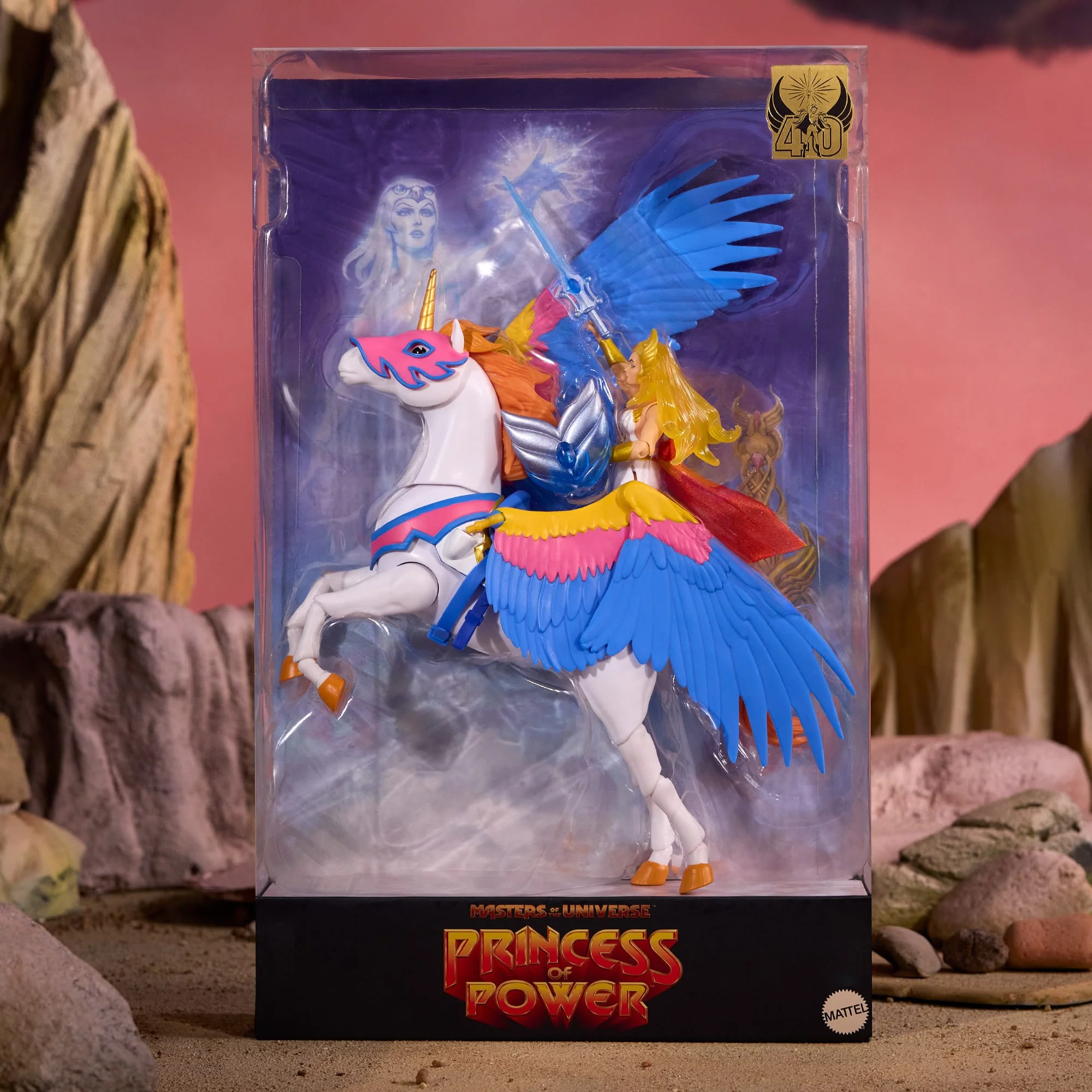 Mattel Creations Masters of the Universe Origins She-Ra and Swift Wind 2-Pack