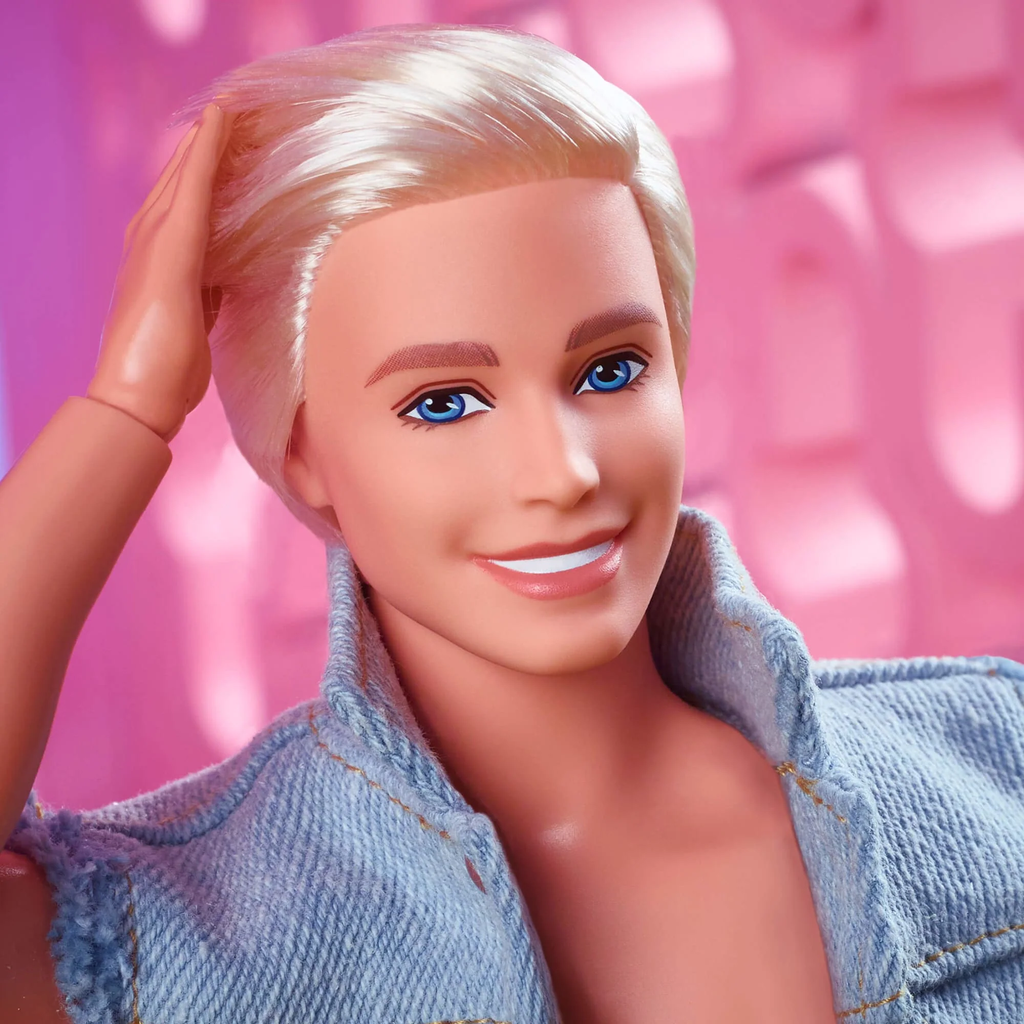 Mattel Creations Ken Doll Wearing Denim Matching Set – Barbie The Movie