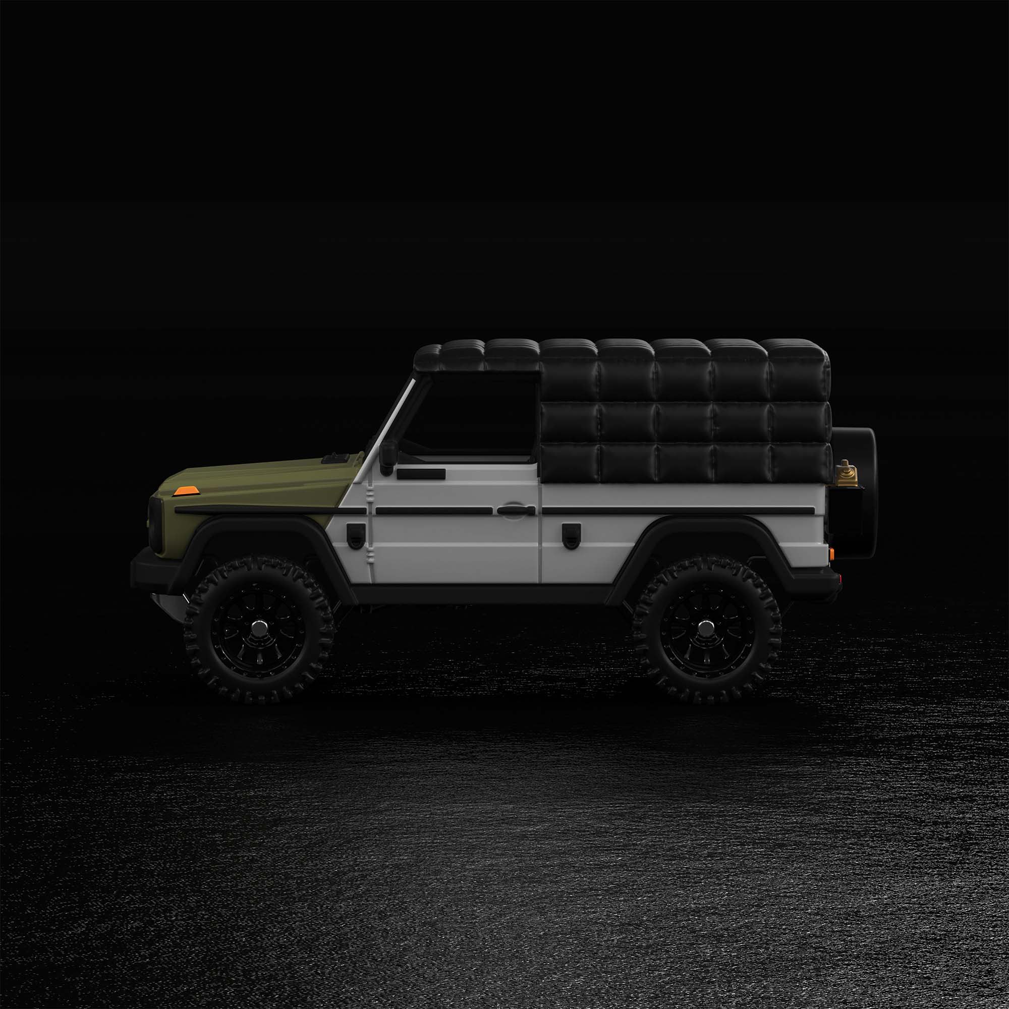 Mattel Creations Hot Wheels x Mercedes-Benz Project G-class Past II Future designed by NIGO