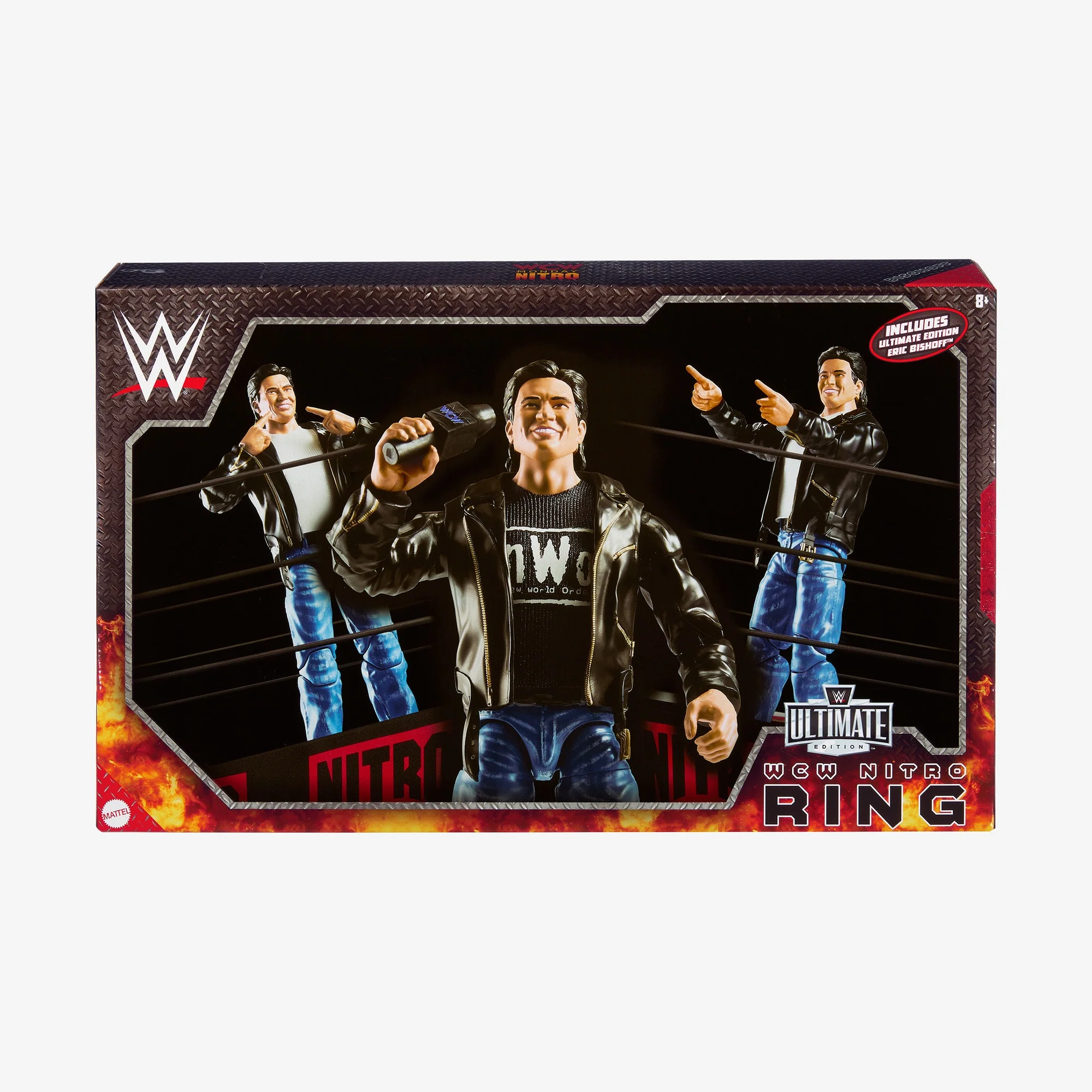 Mattel Creations WWE Ultimate Edition WCW Monday Nitro Ring w/ Eric Bischoff