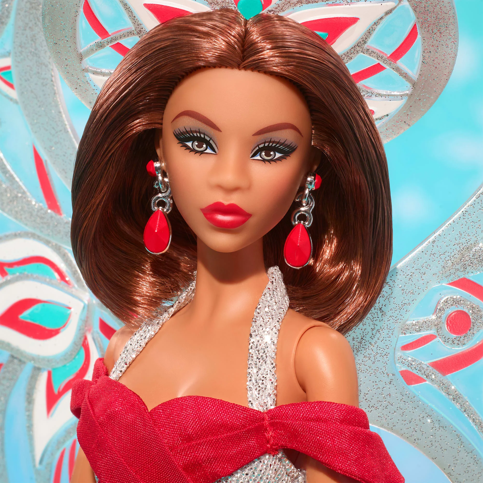 Mattel Creations Barbie x Bob Mackie 2023 Holiday Angel Doll