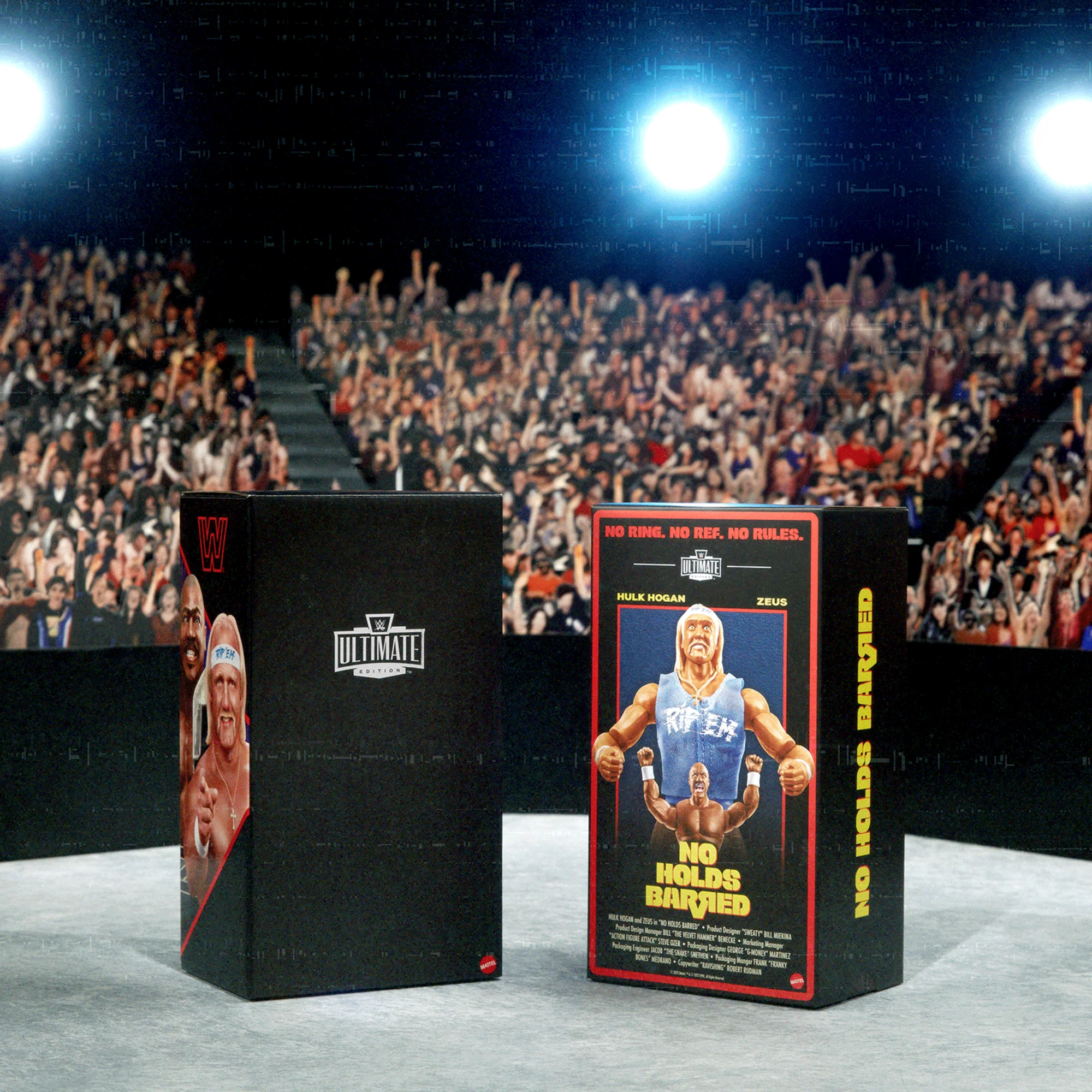 Mattel Creations WWE No Holds Barred Ultimate Edition Hulk Hogan & Zeus Collectible Figures