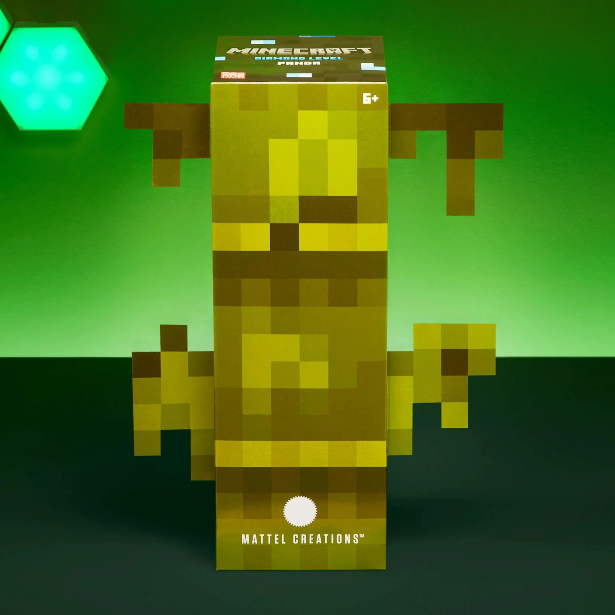 Mattel Creations Minecraft Diamond Level Panda Figure