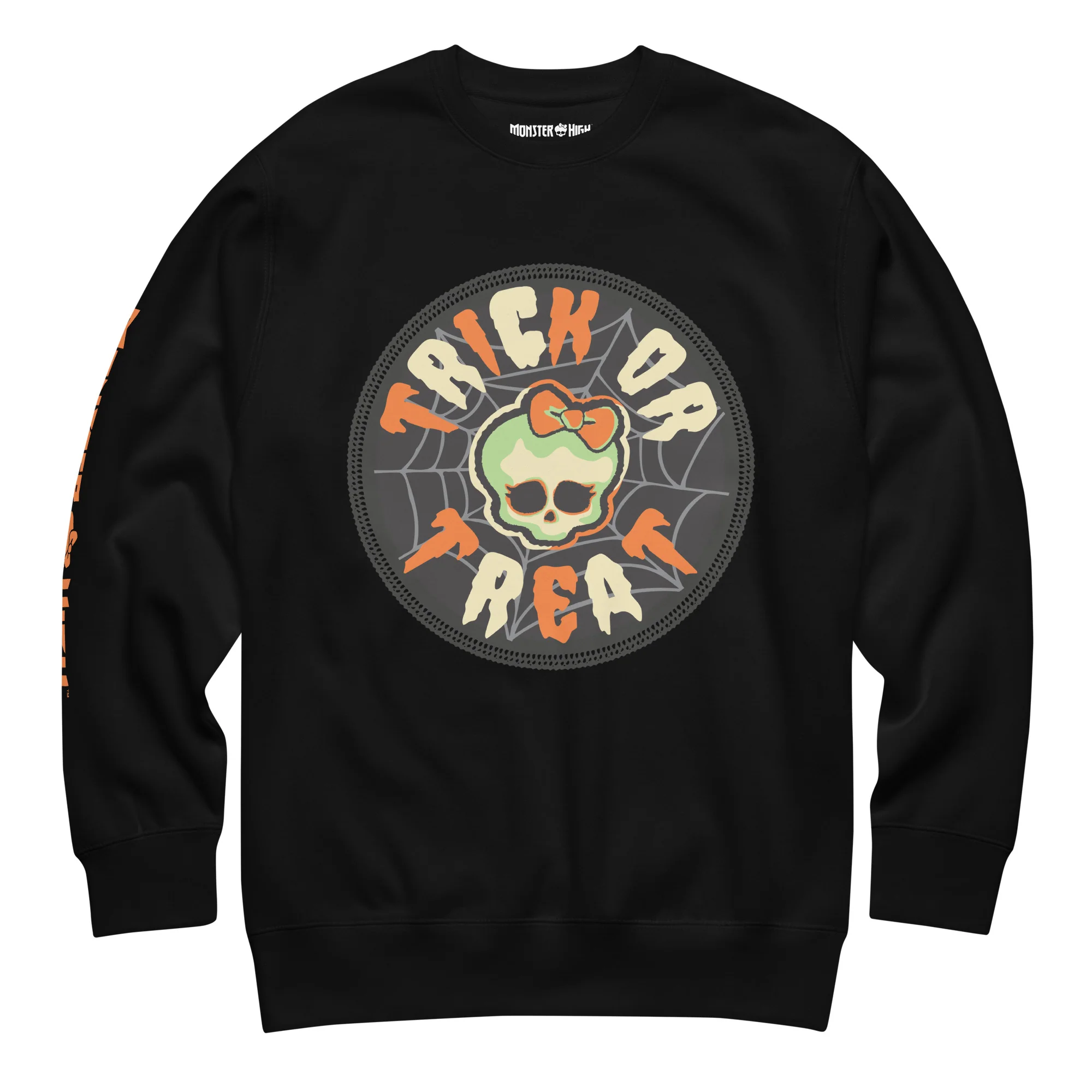Mattel Creations Monster High Trick or Treat Black Sweatshirt