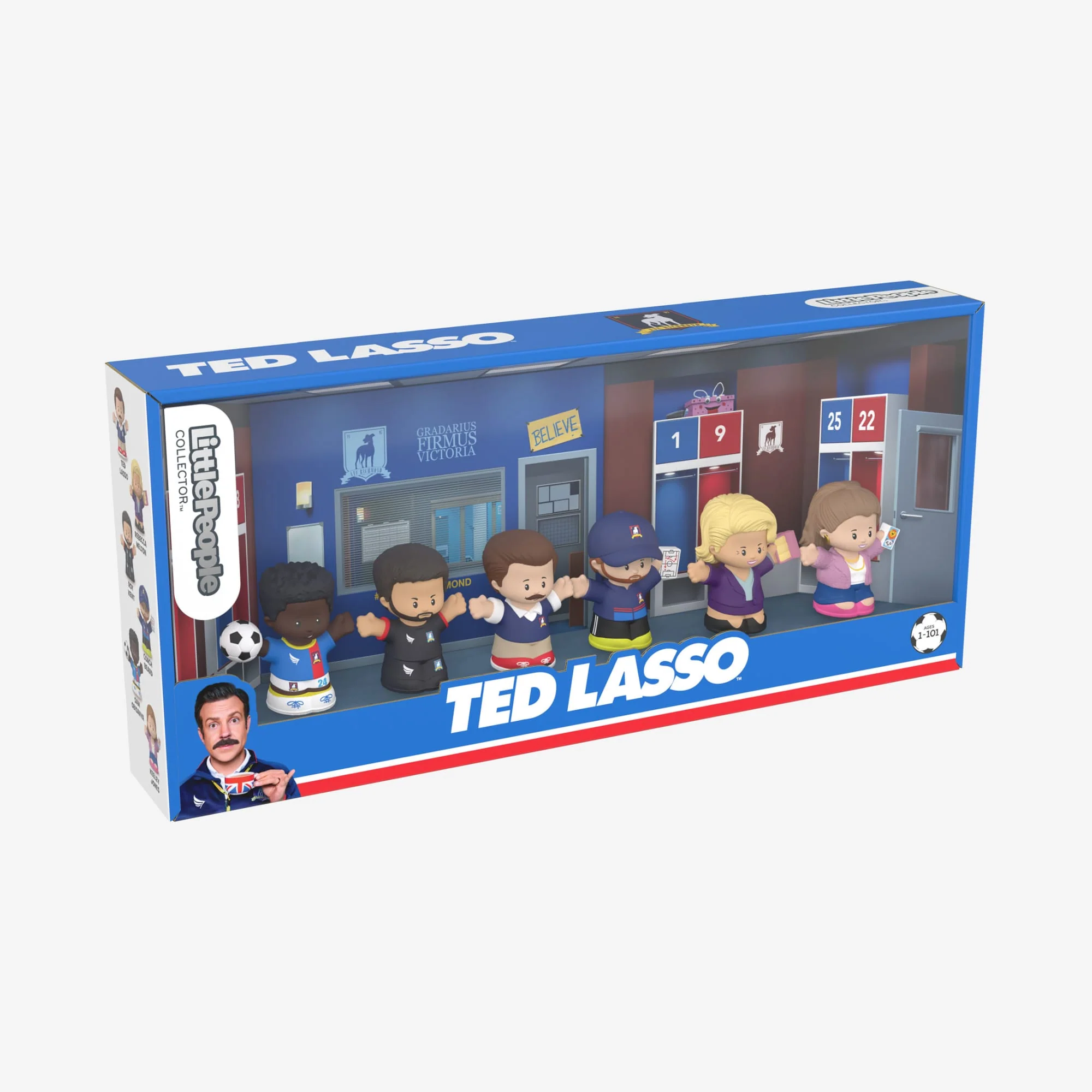 Mattel Creations Little People Collector Ted Lasso Special Edition Figure Set