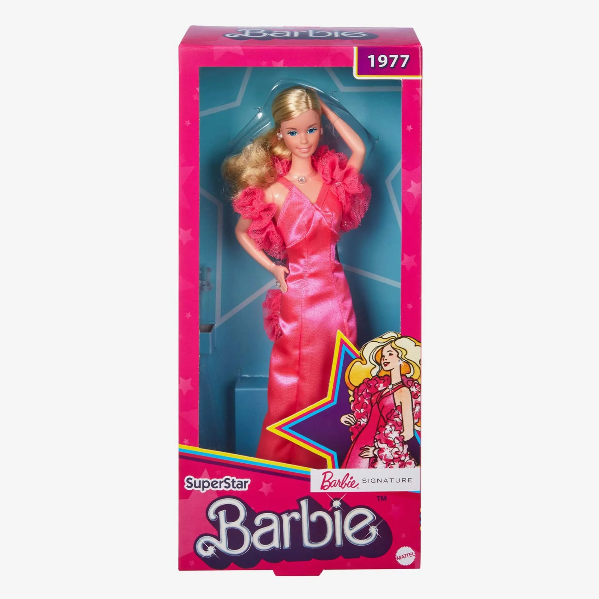 Mattel Creations 1977 Superstar Barbie Doll Reproduction