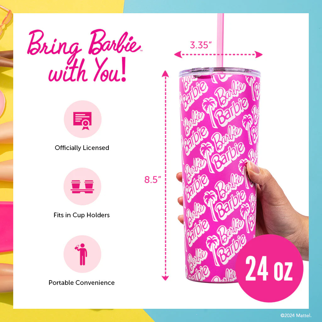 Mattel Creations Barbie™ Palm Trees Tumbler - 24 Oz