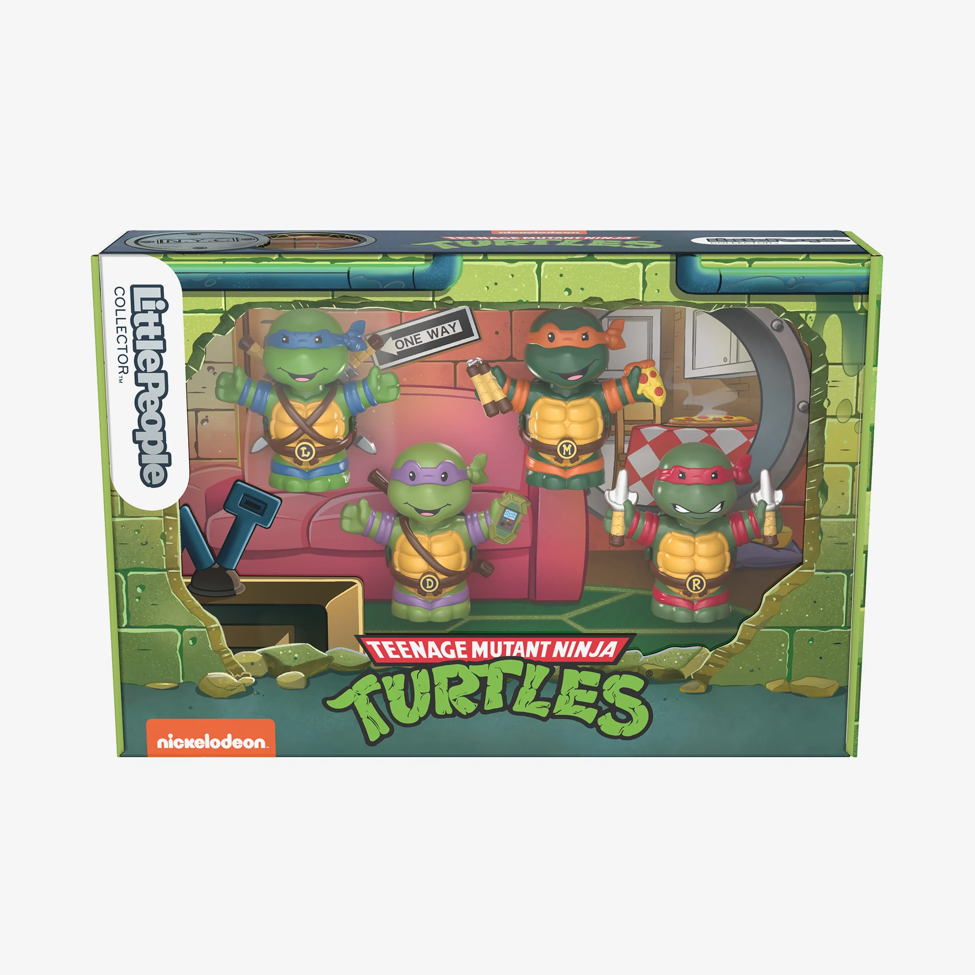 Mattel Creations Little People Collector Teenage Mutant Ninja Turtles Special Edition Set