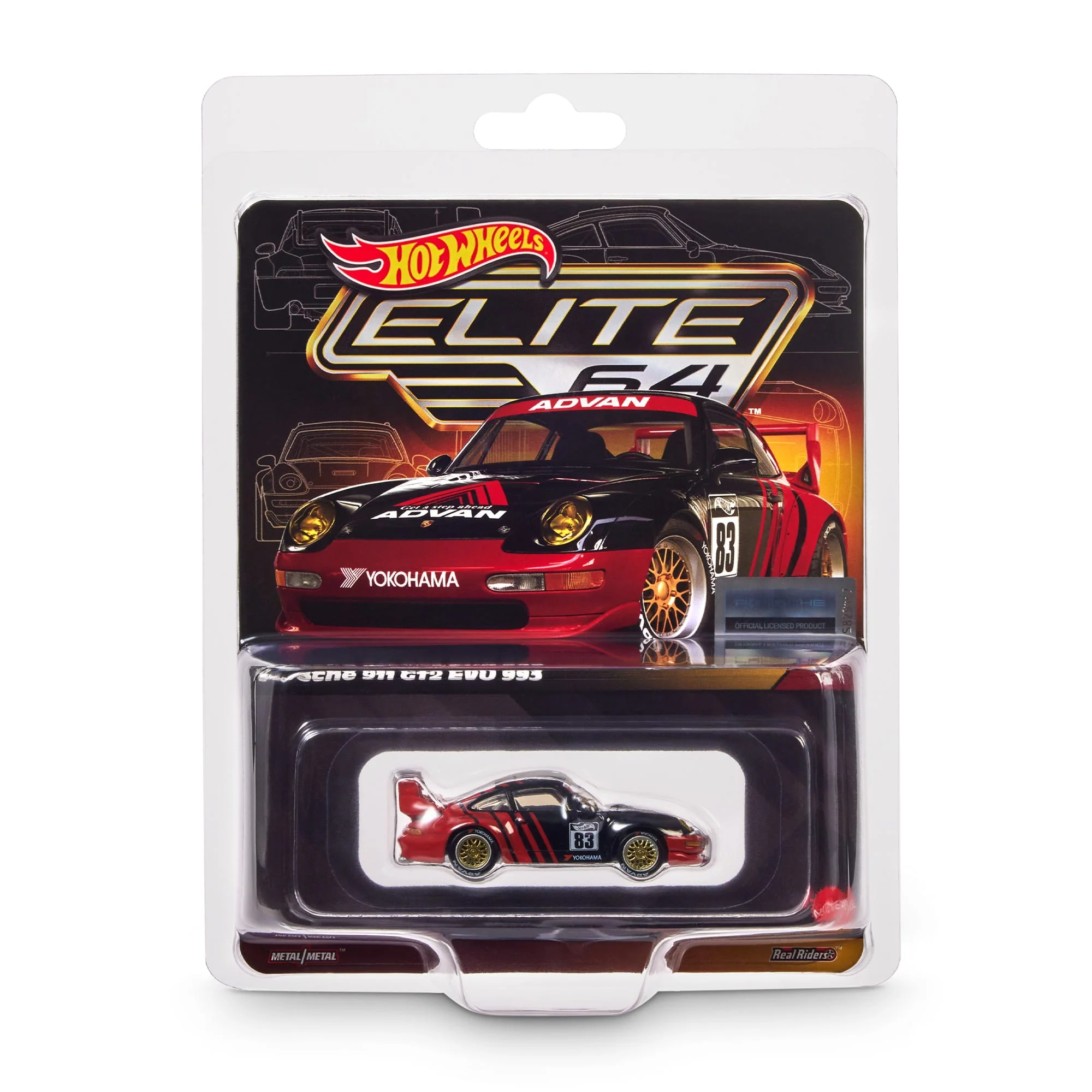 Mattel Creations Hot Wheels Elite 64 Porsche 911 GT2 EVO 993