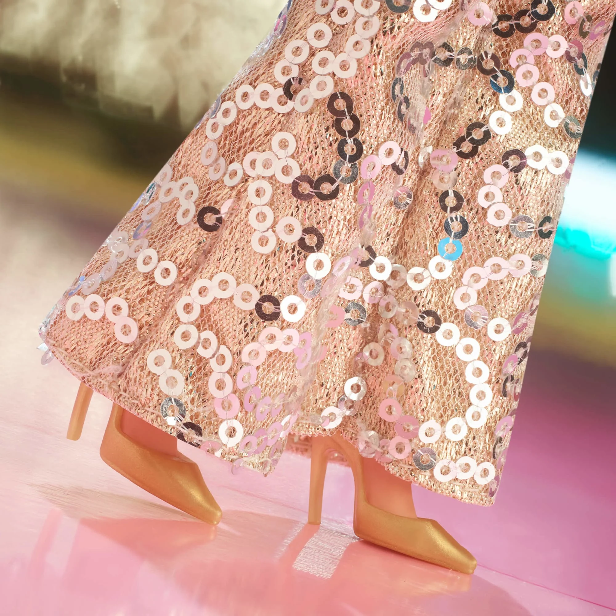Mattel Creations Barbie in Gold Disco Jumpsuit – Barbie The Movie | Mattel Creations