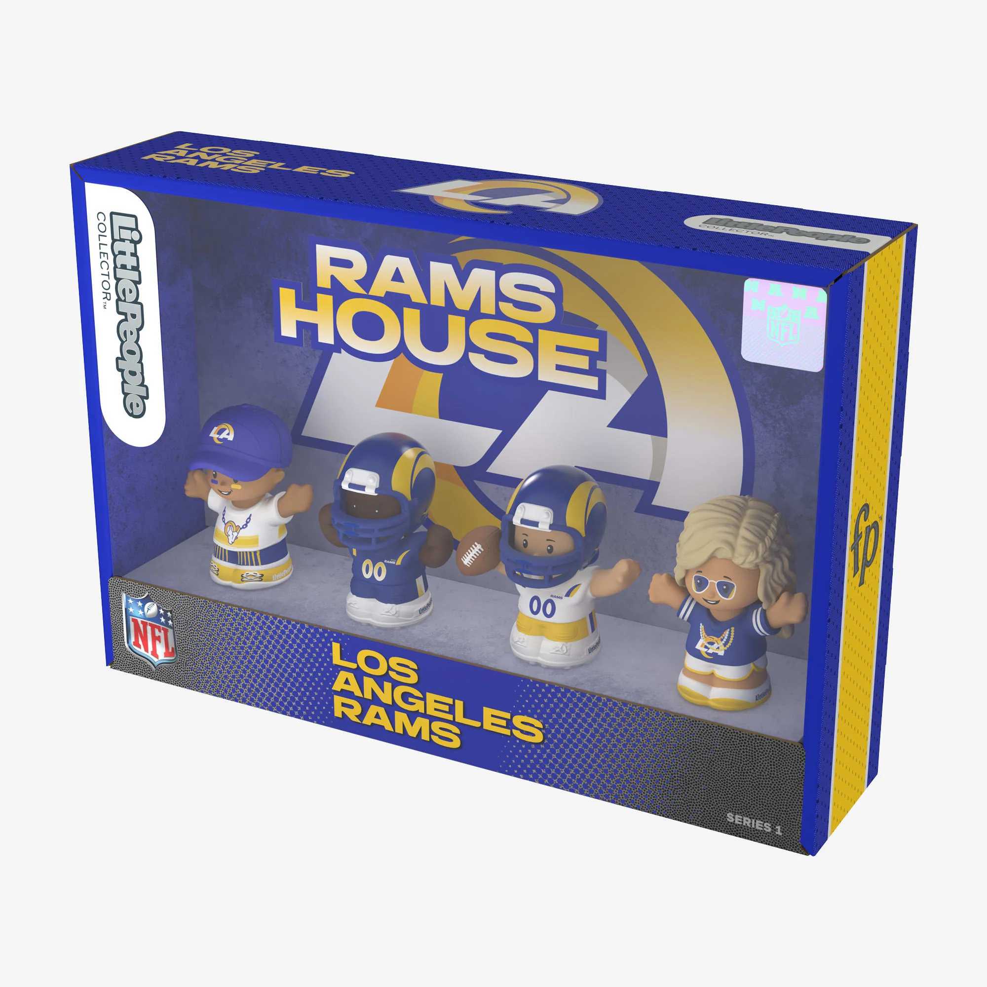 Mattel Creations Little People Collector x NFL Los Angeles Rams Set