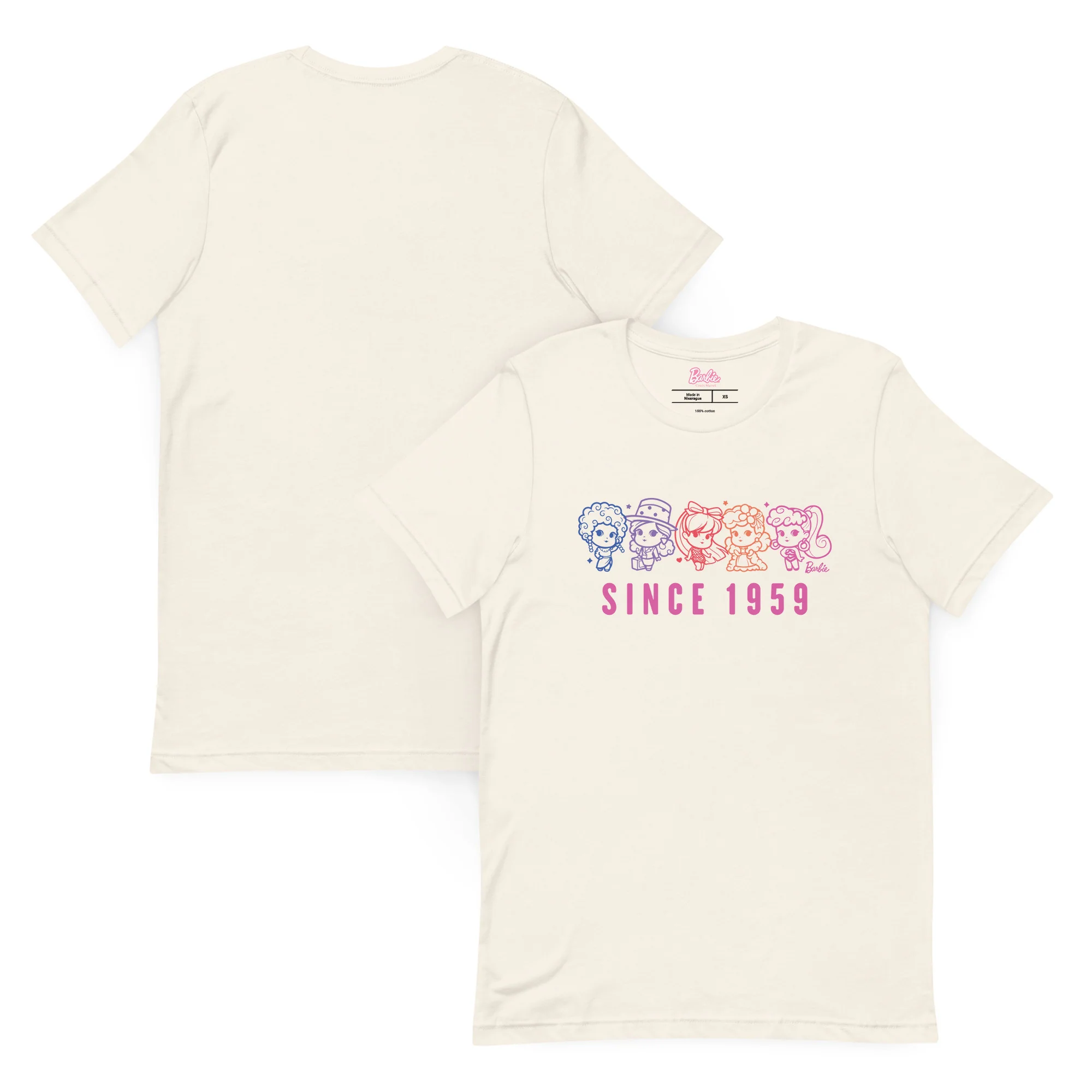 Mattel Creations Barbie 1959 Cutie Cream T-Shirt