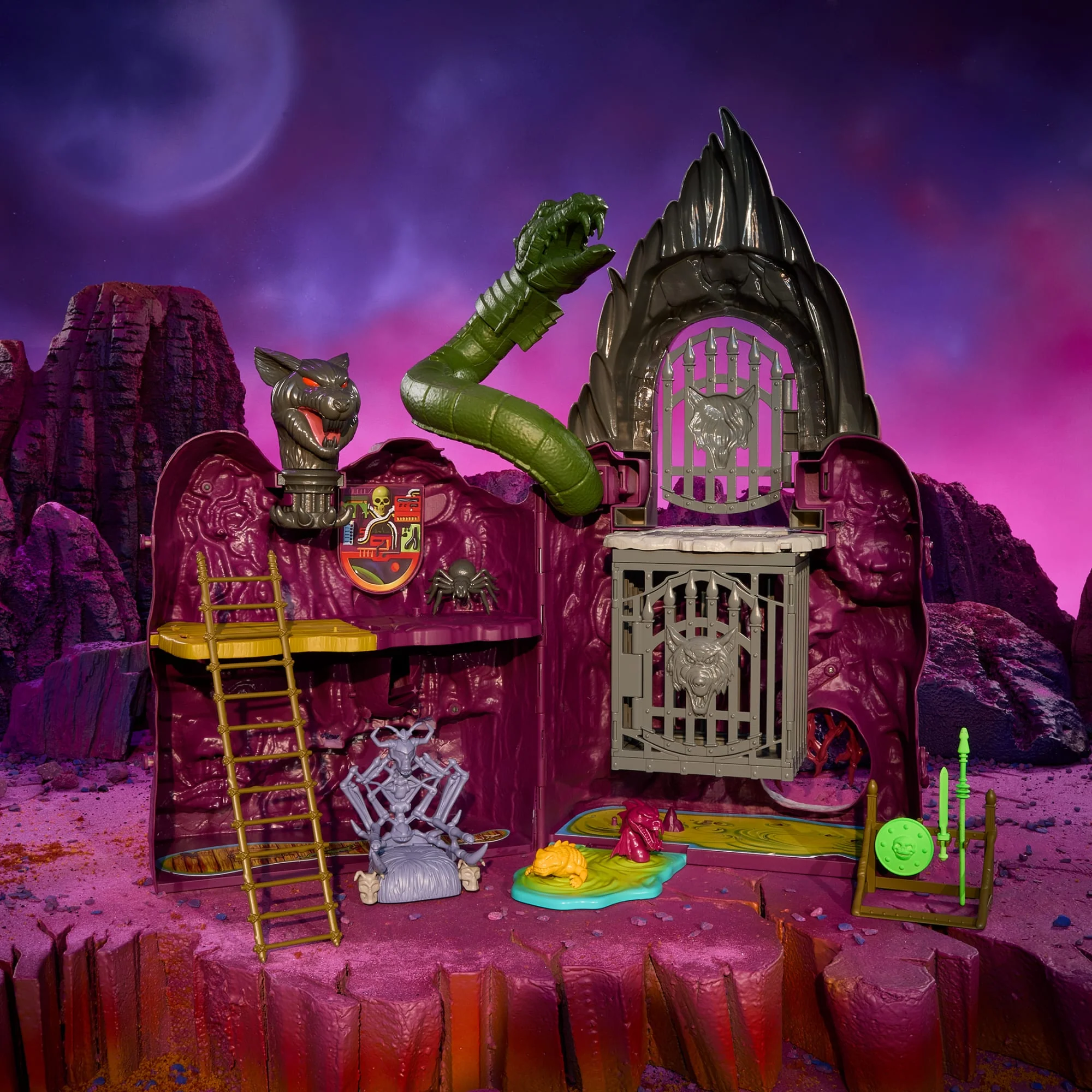 Mattel Creations Masters of the Universe Origins Snake Mountain Playset