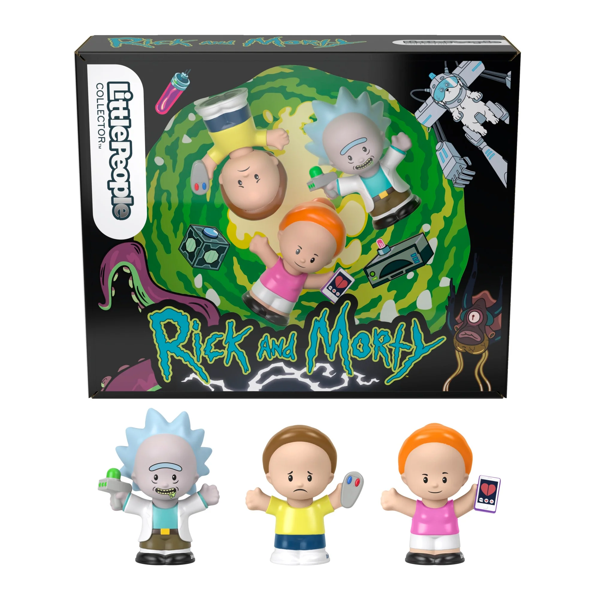 Mattel Creations Little People Collector Rick and Morty Figure Set