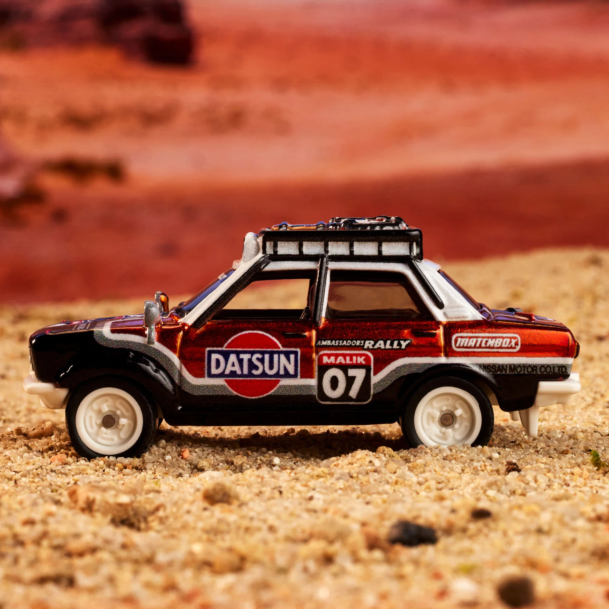 Mattel Creations Matchbox 1970 Datsun 510 Rally