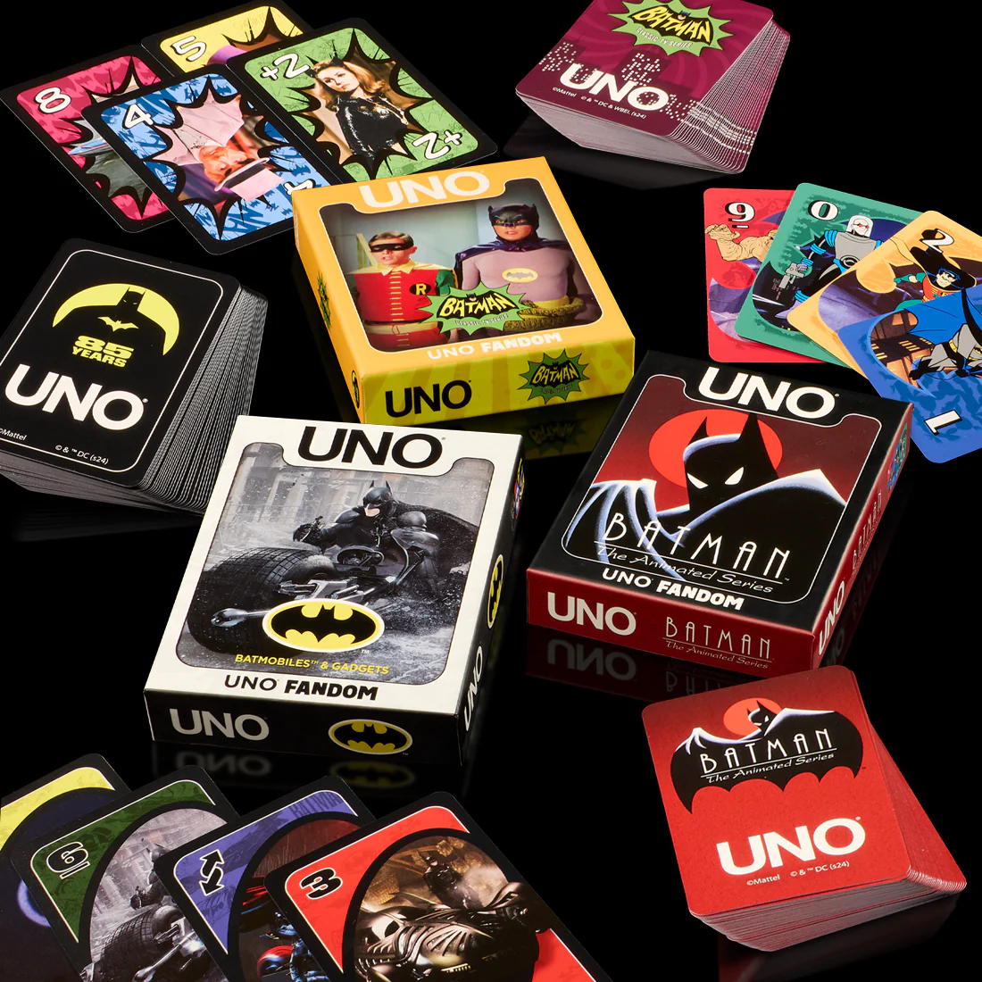 Mattel Creations UNO Fandom Batman Classic TV Series Deck