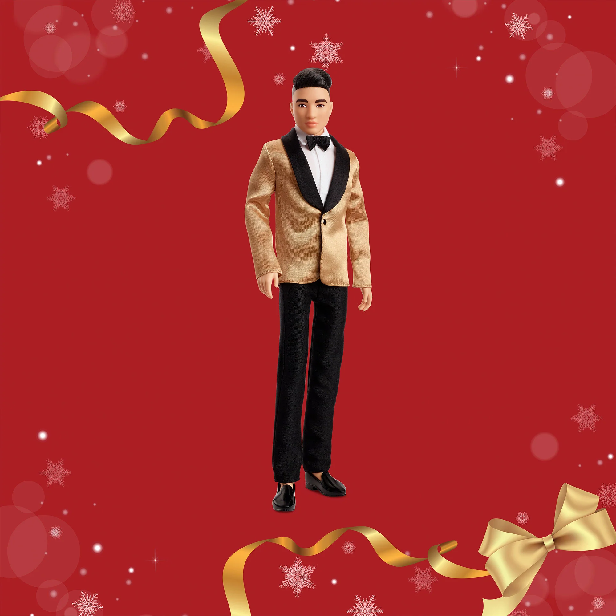 Mattel Creations 2025 Holiday Ken Doll 1
