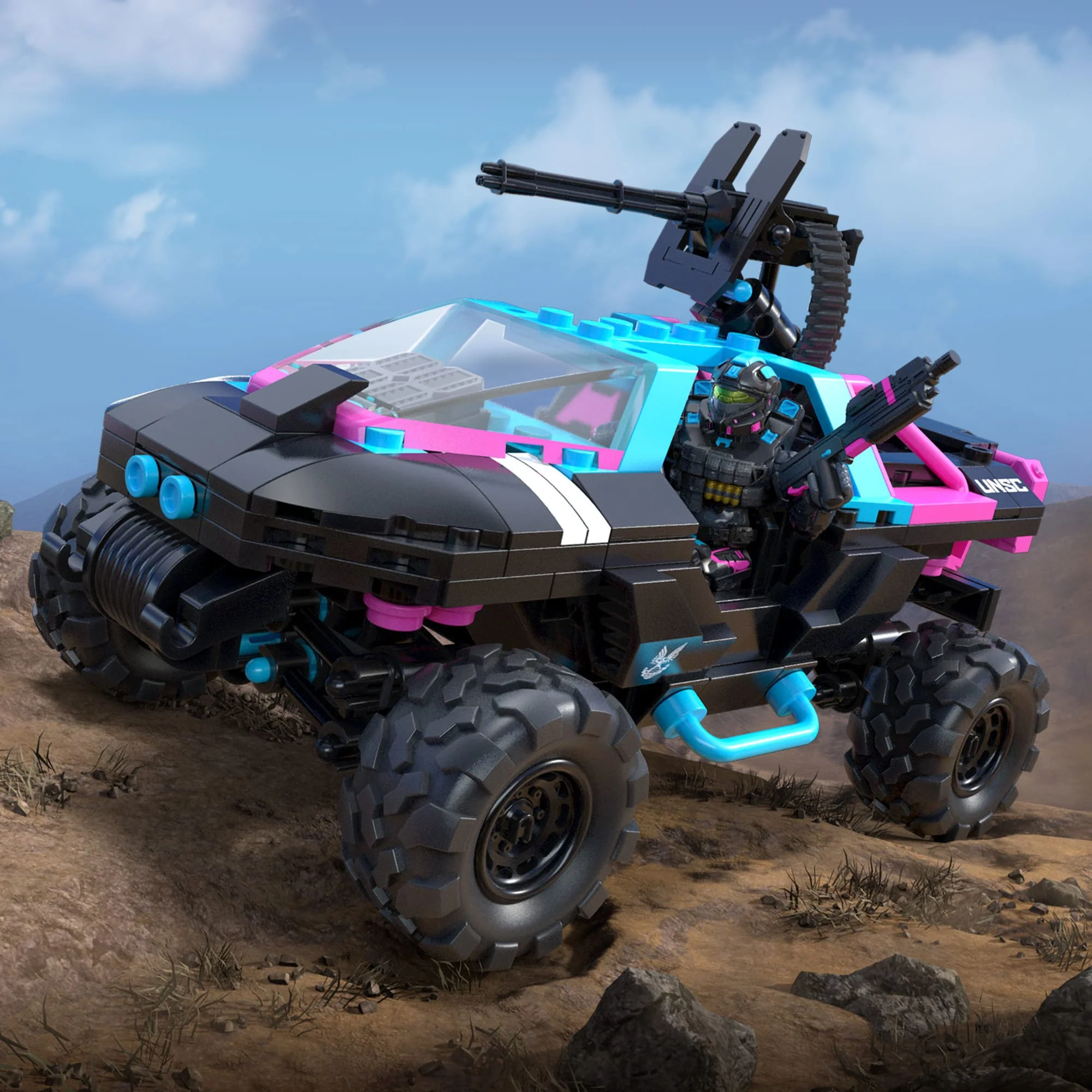 Mattel Creations MEGA Halo Multiplayer Mayhem Building Toy Kit
