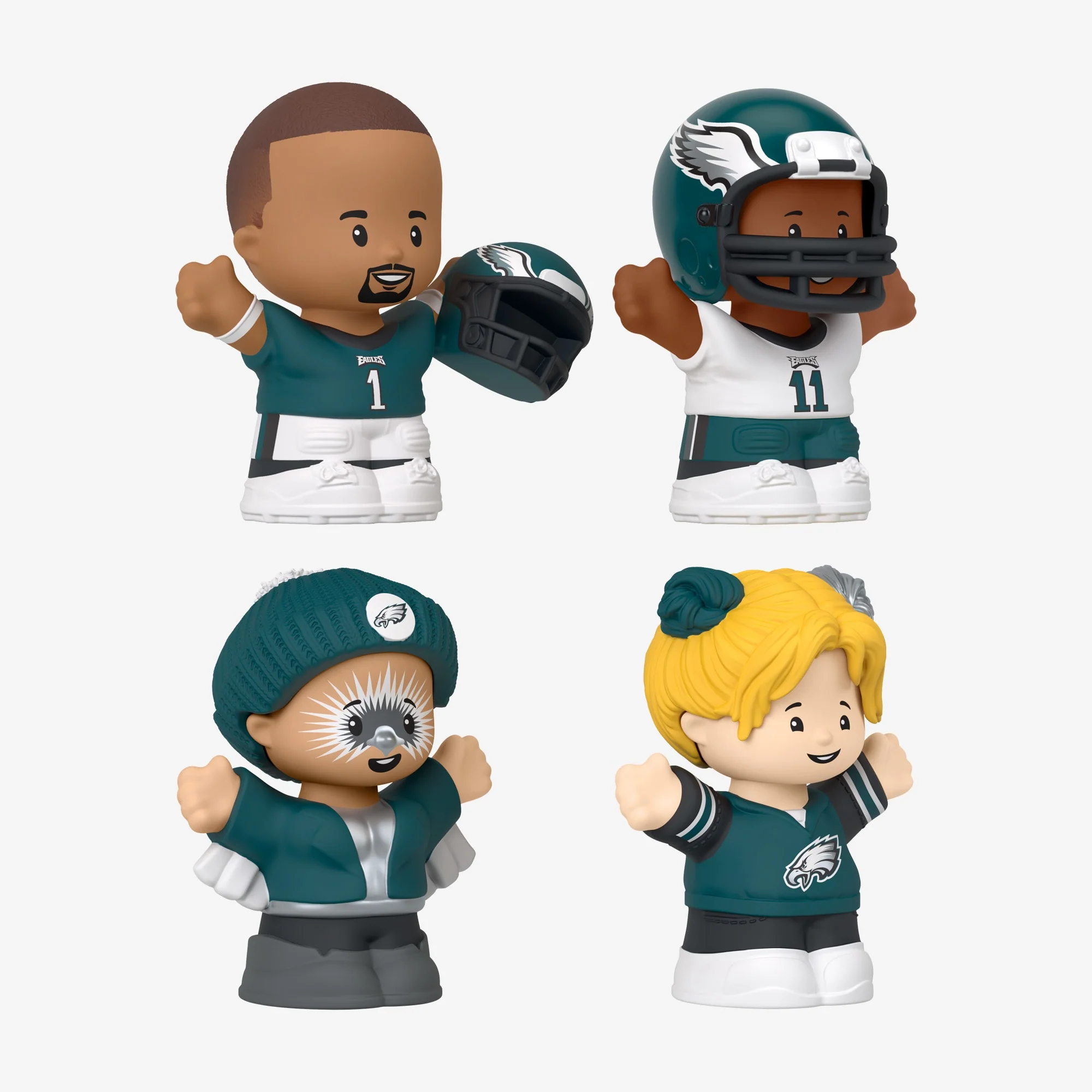 Mattel Creations Little People Collector x NFL Philadelphia Eagles Set