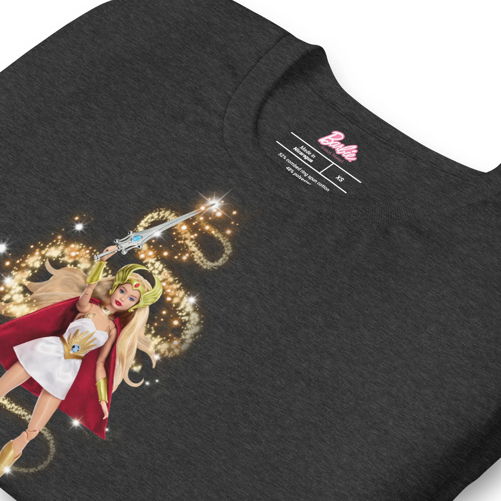 Mattel Creations Barbie She-Ra Grey T-Shirt