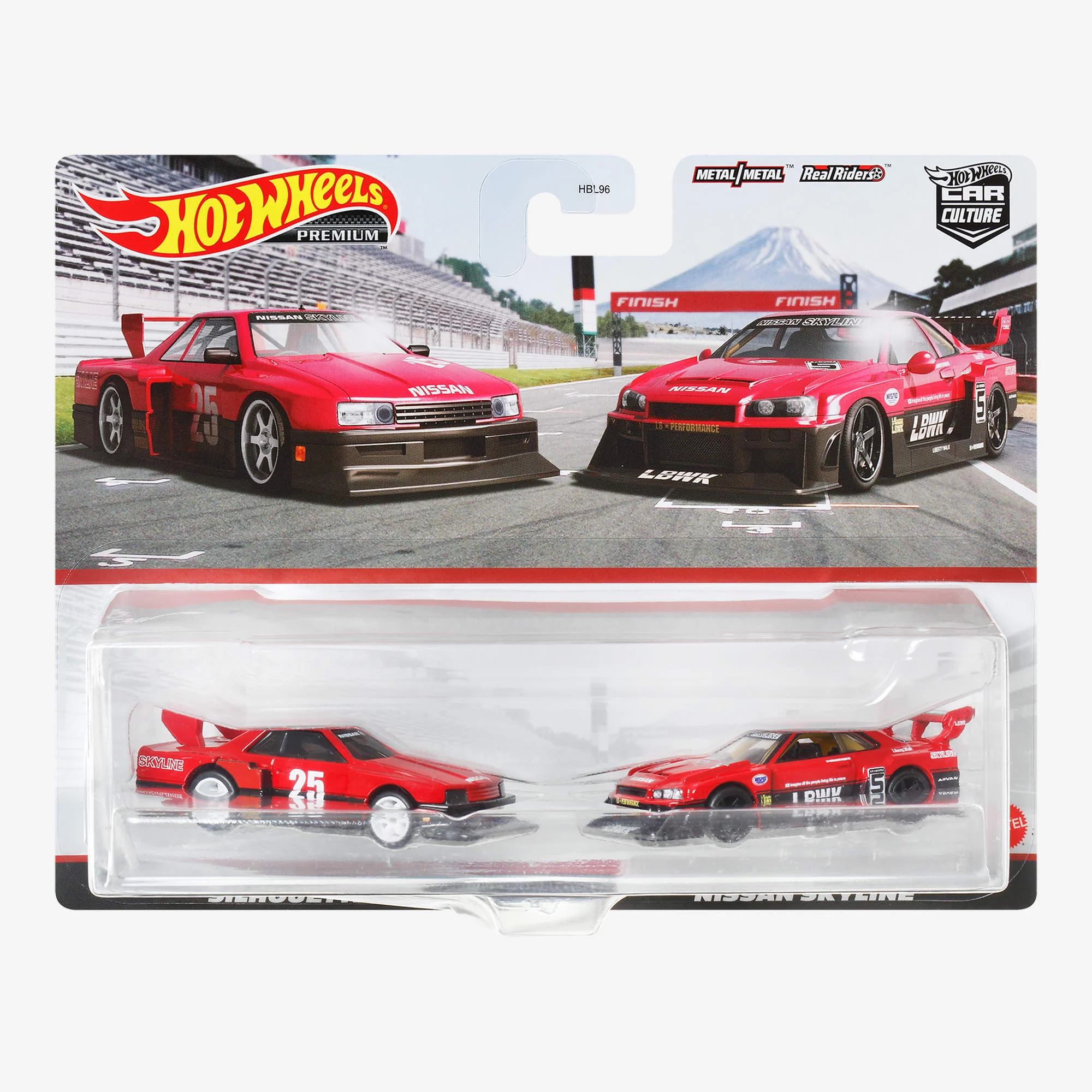 Mattel Creations Hot Wheels Premium Car Culture 2-Pack - Nissan Skylines