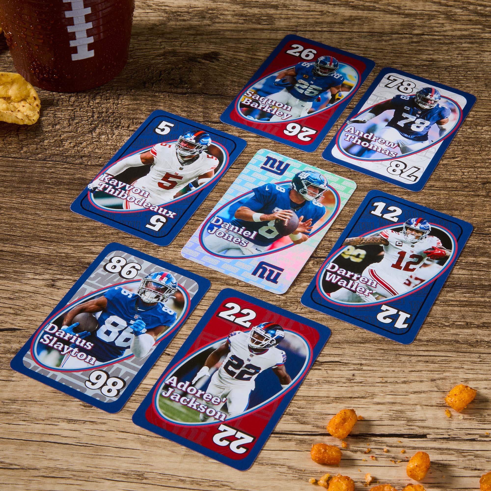 Mattel Creations UNO Fandom NFL New York Giants Game Deck