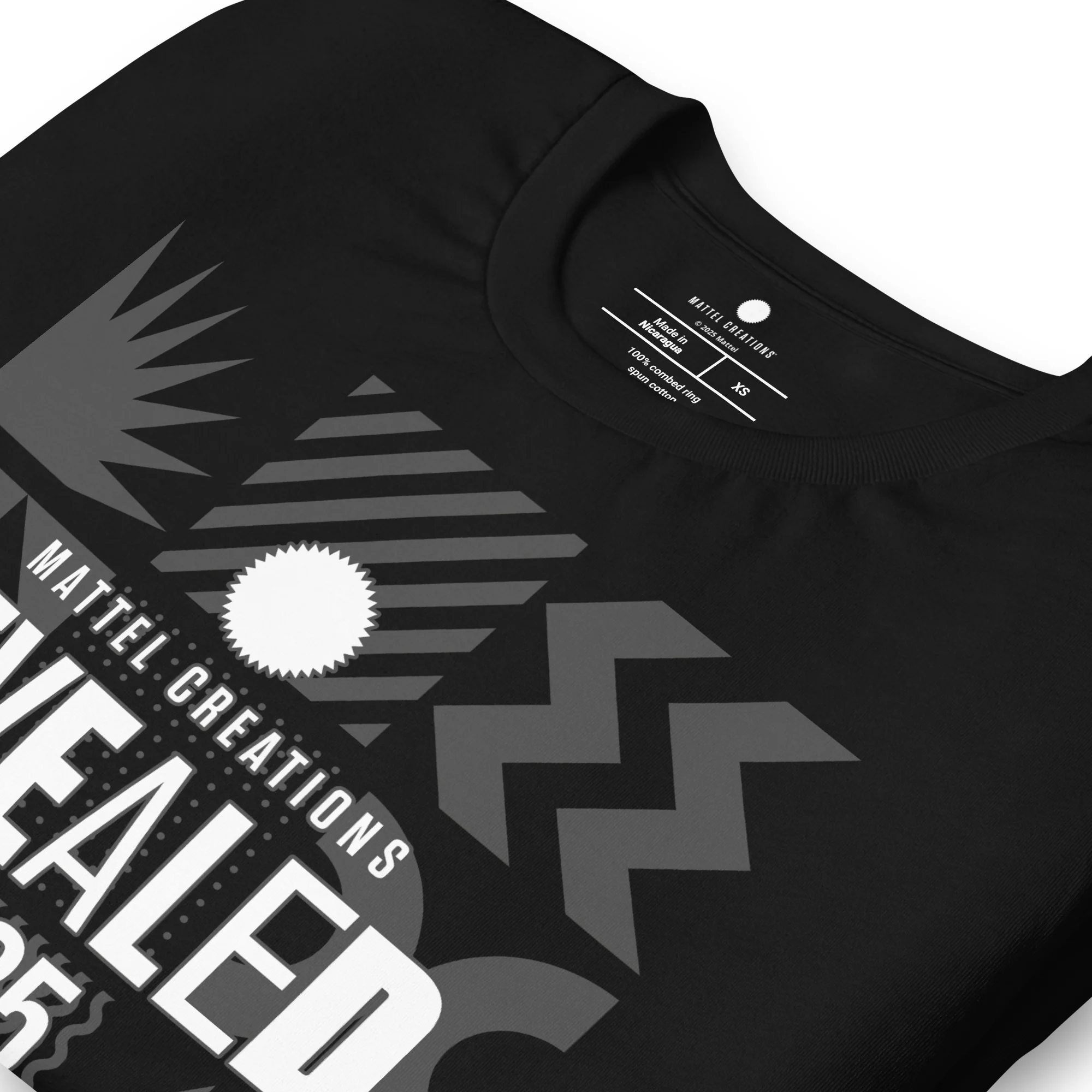 Mattel Creations Mattel Creations Revealed 2025 Black T-Shirt