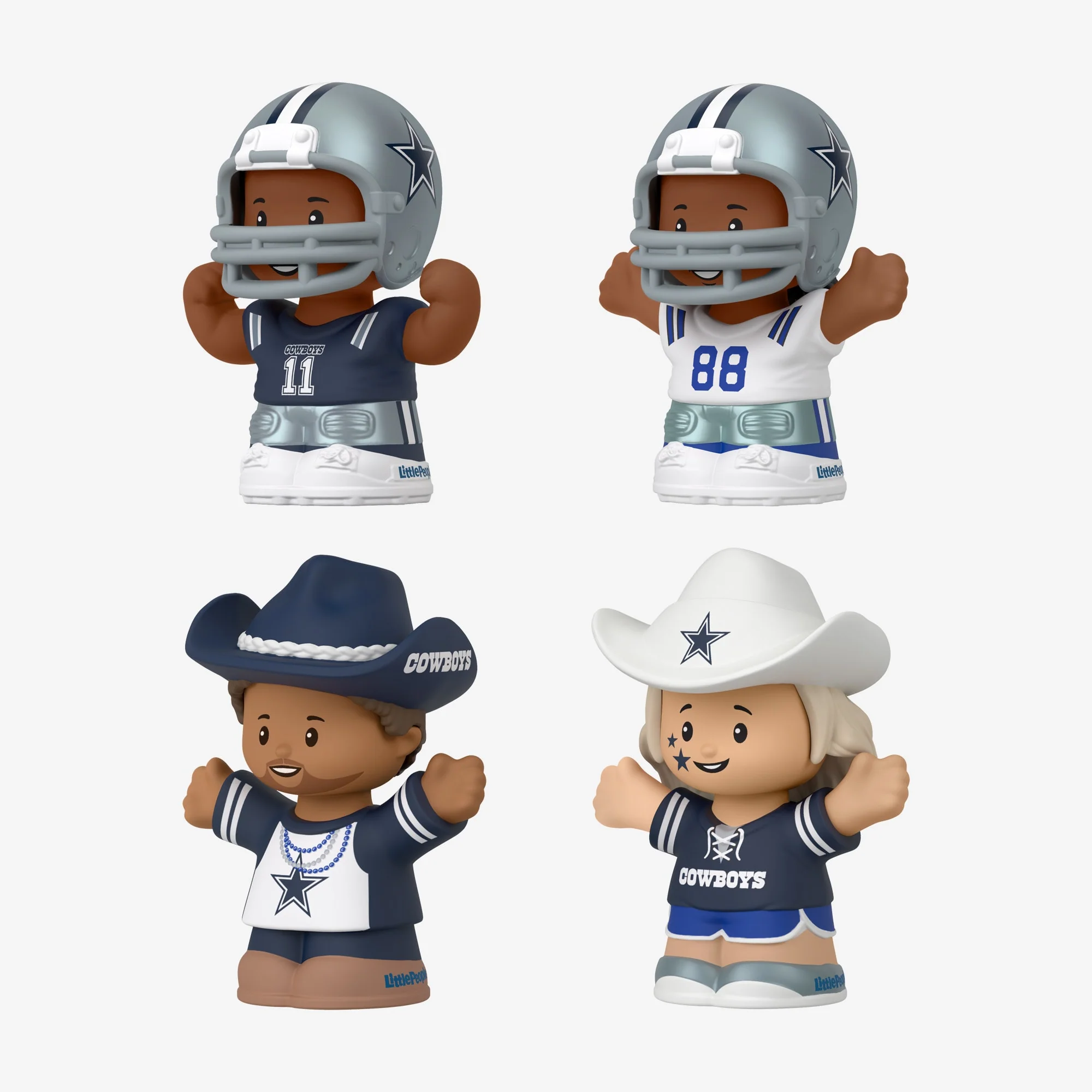 Mattel Creations Little People Collector x NFL Dallas Cowboys Set