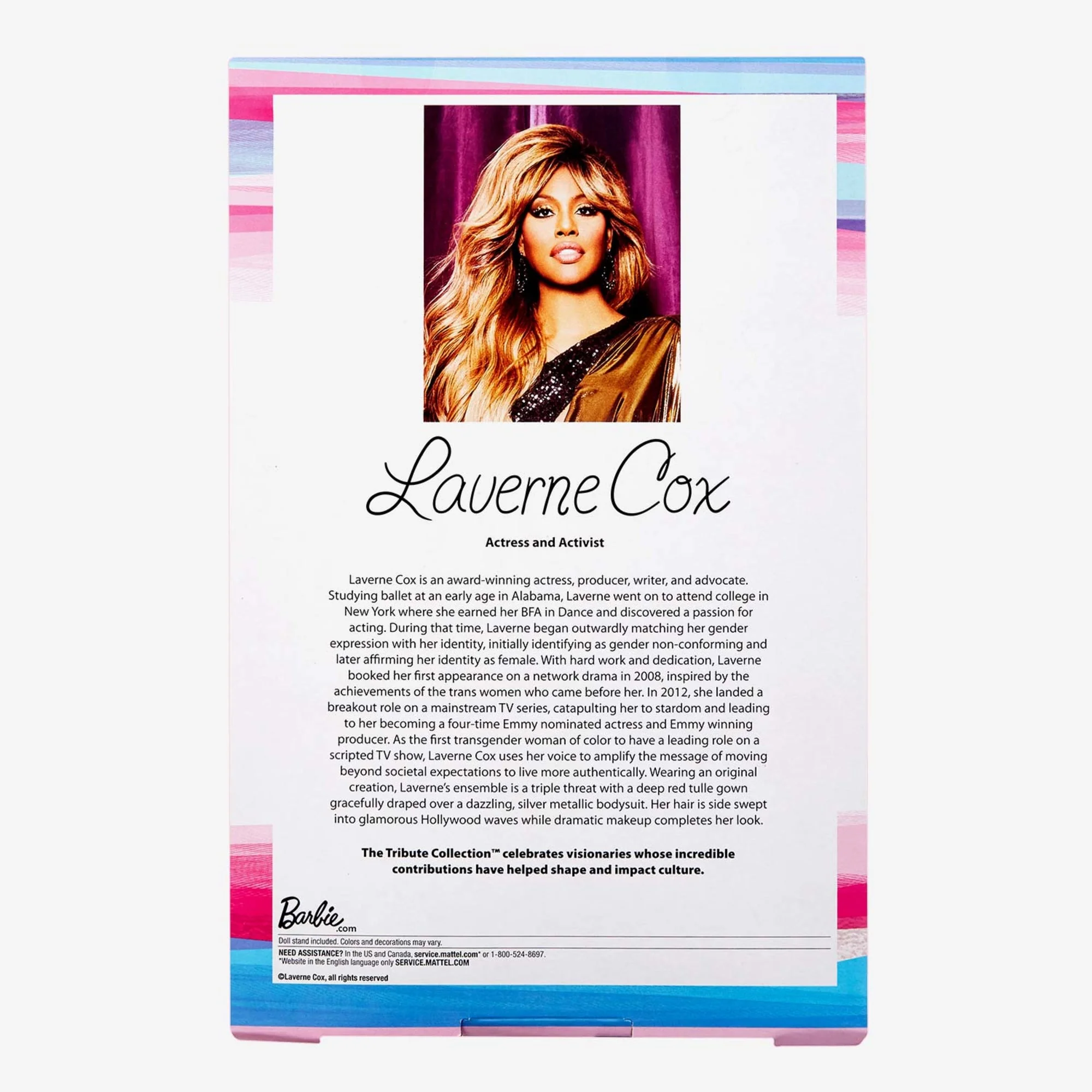 Mattel Creations Barbie Tribute Collection Laverne Cox Doll