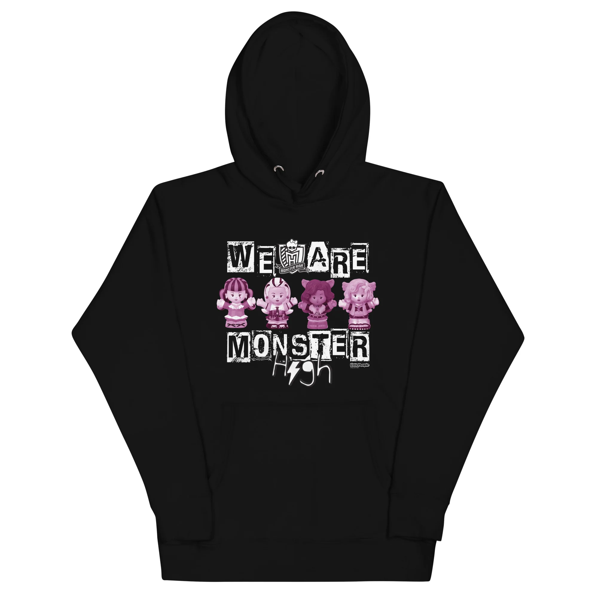 Mattel Creations Little People Collector Monster High Black Hoodie