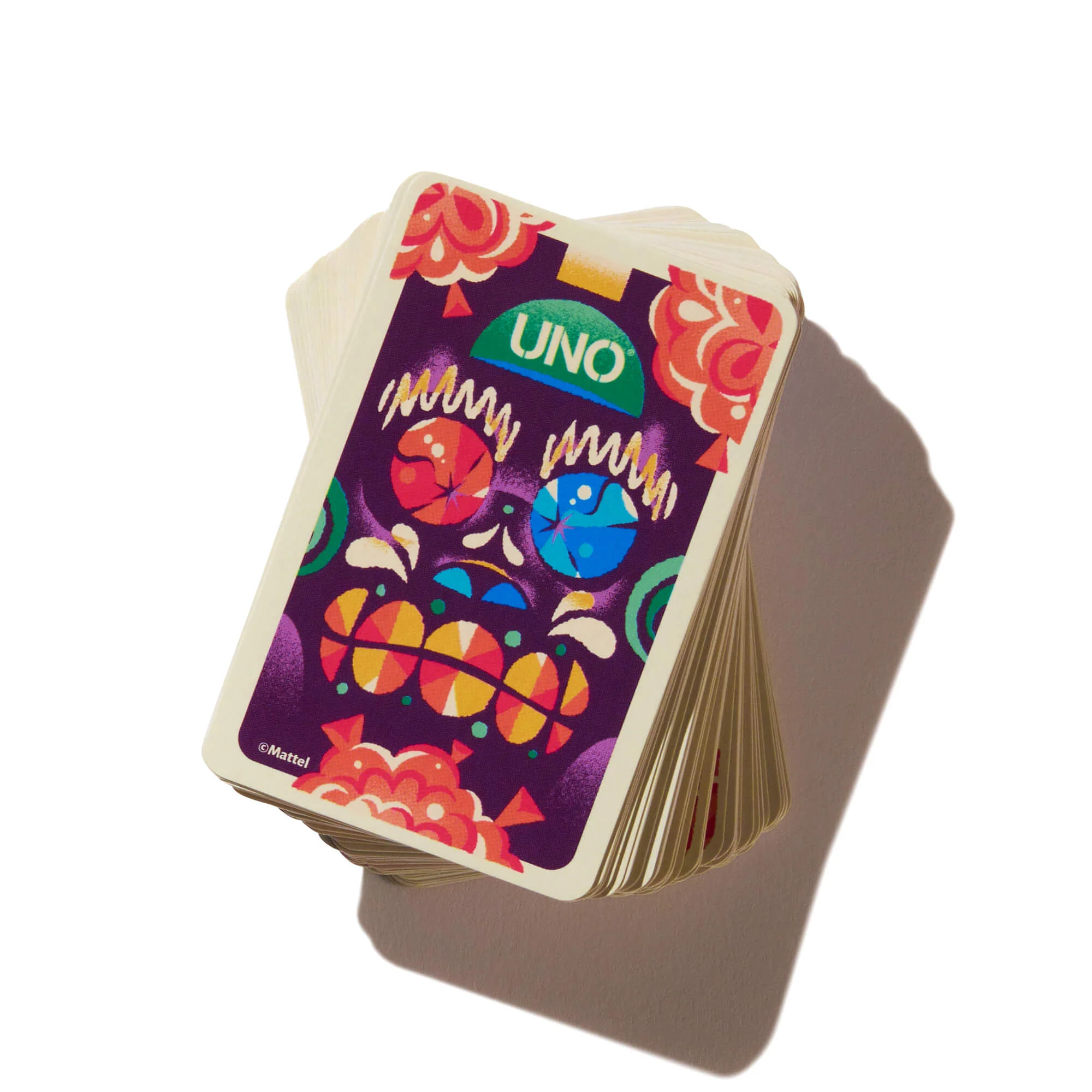 Mattel Creations UNO Canvas Día de Muertos Card Game