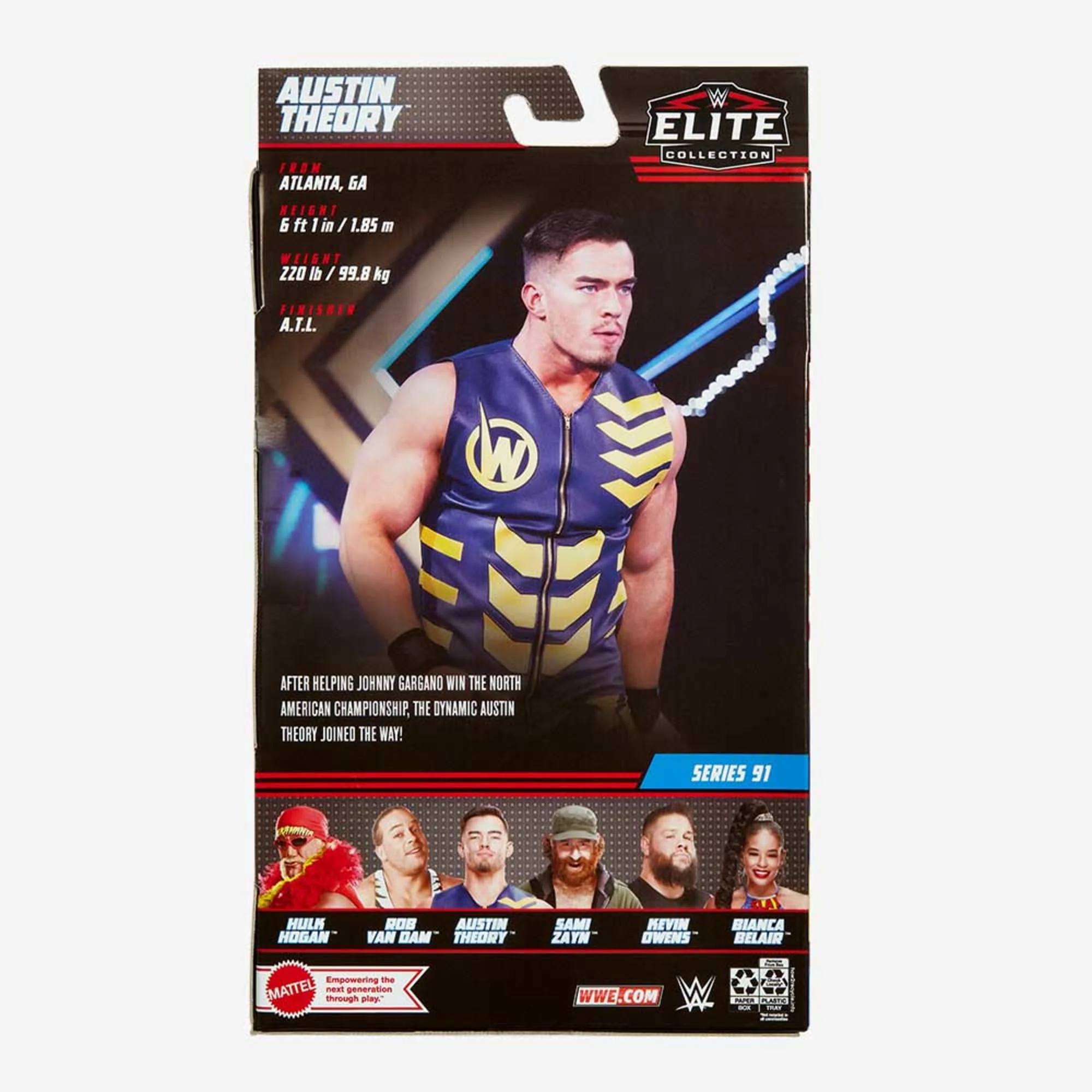 Mattel Creations WWE Austin Theory Elite Collection Action Figure