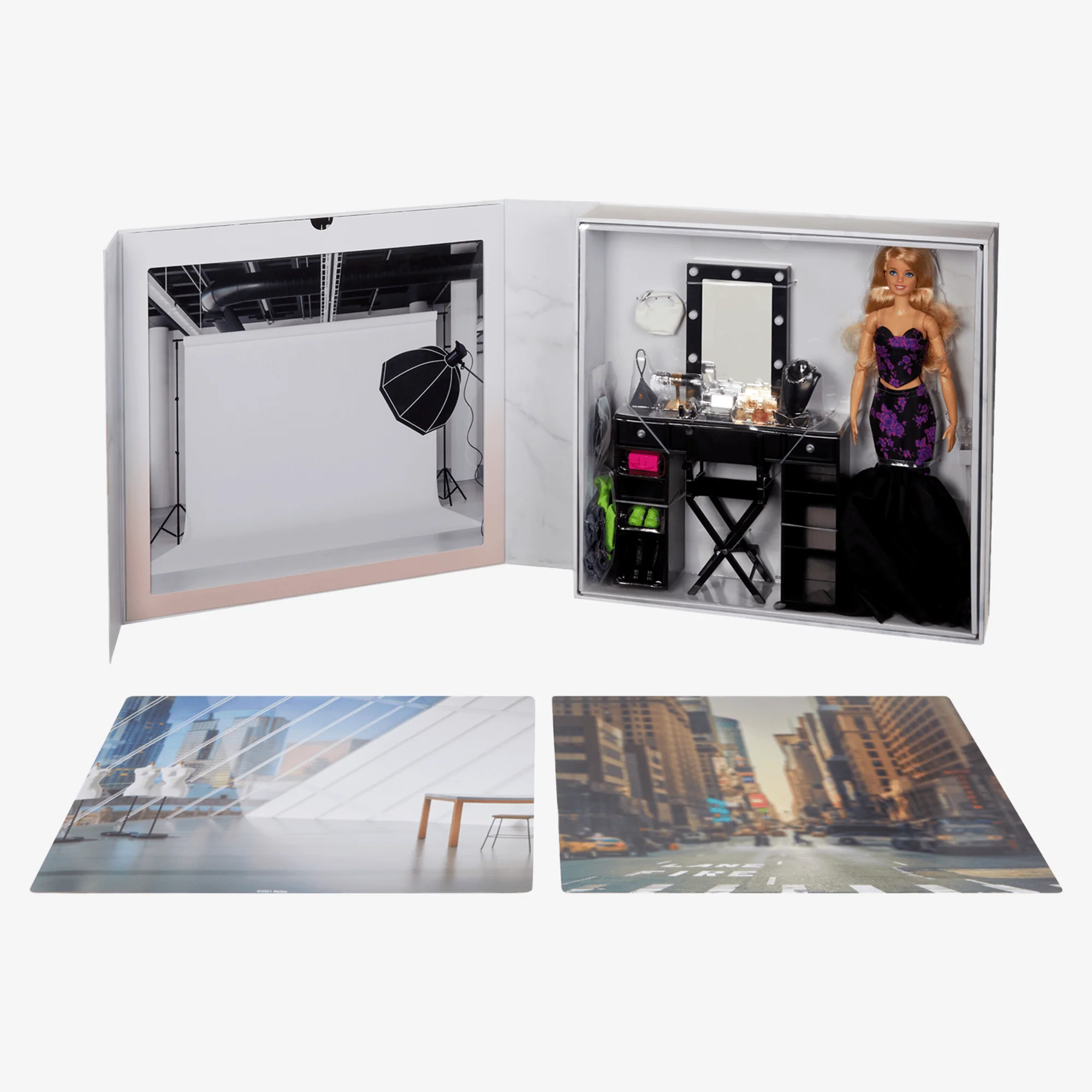 Mattel Creations @BarbieStyle Fashion Studio & Doll Set