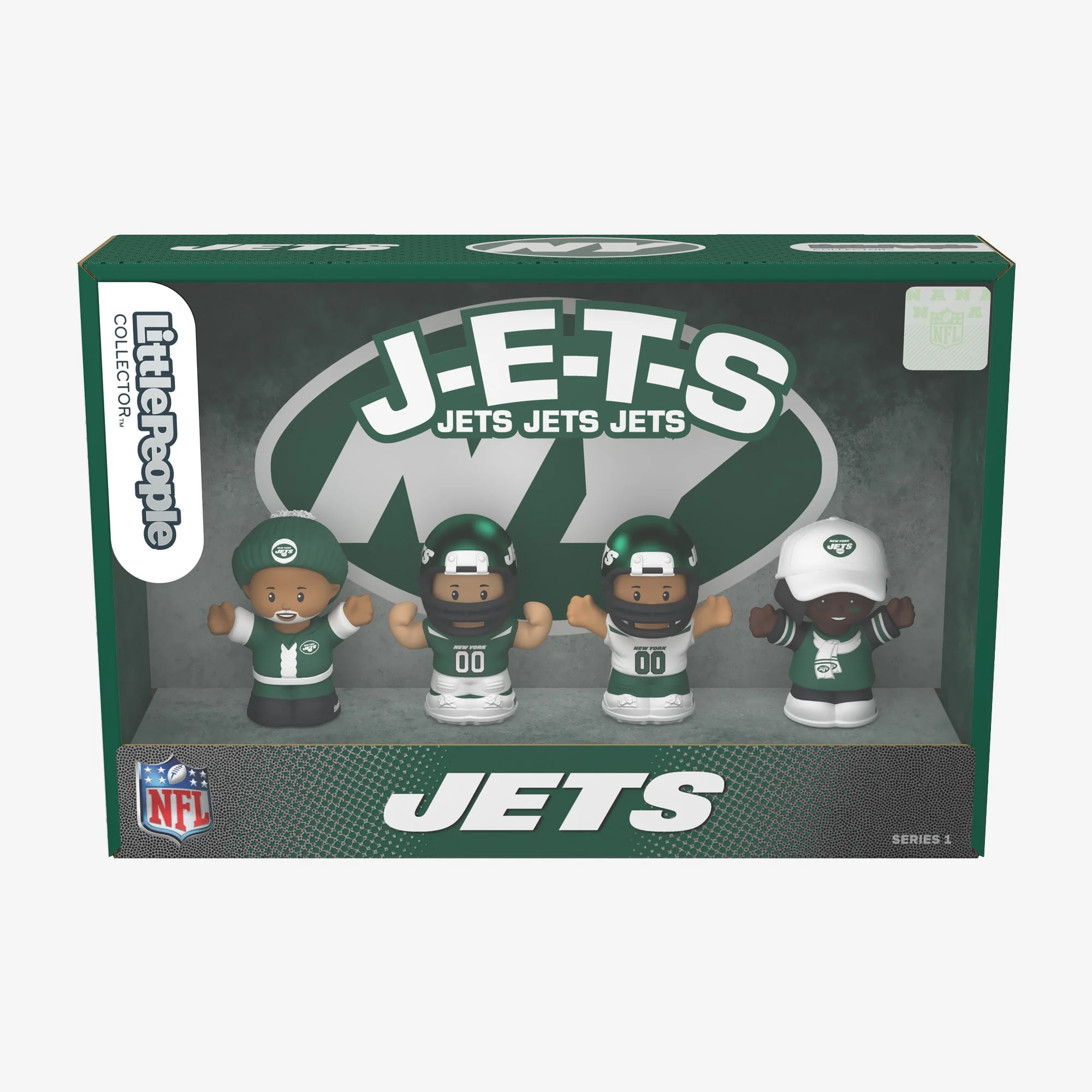 Mattel Creations Little People Collector x NFL New York Jets Set