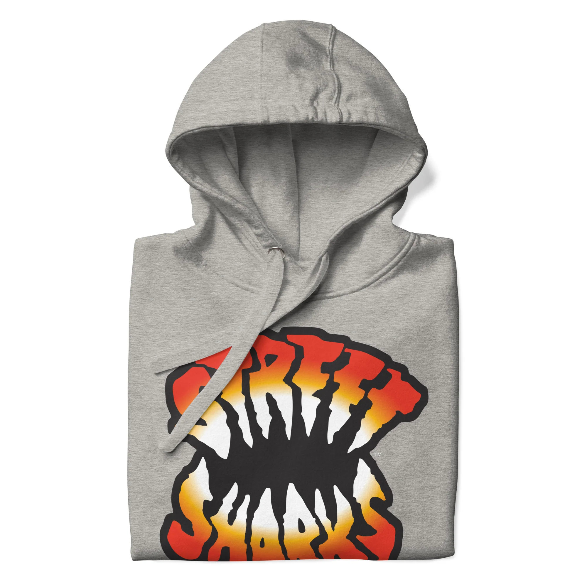 Mattel Creations Street Sharks Grey Logo Hoodie
