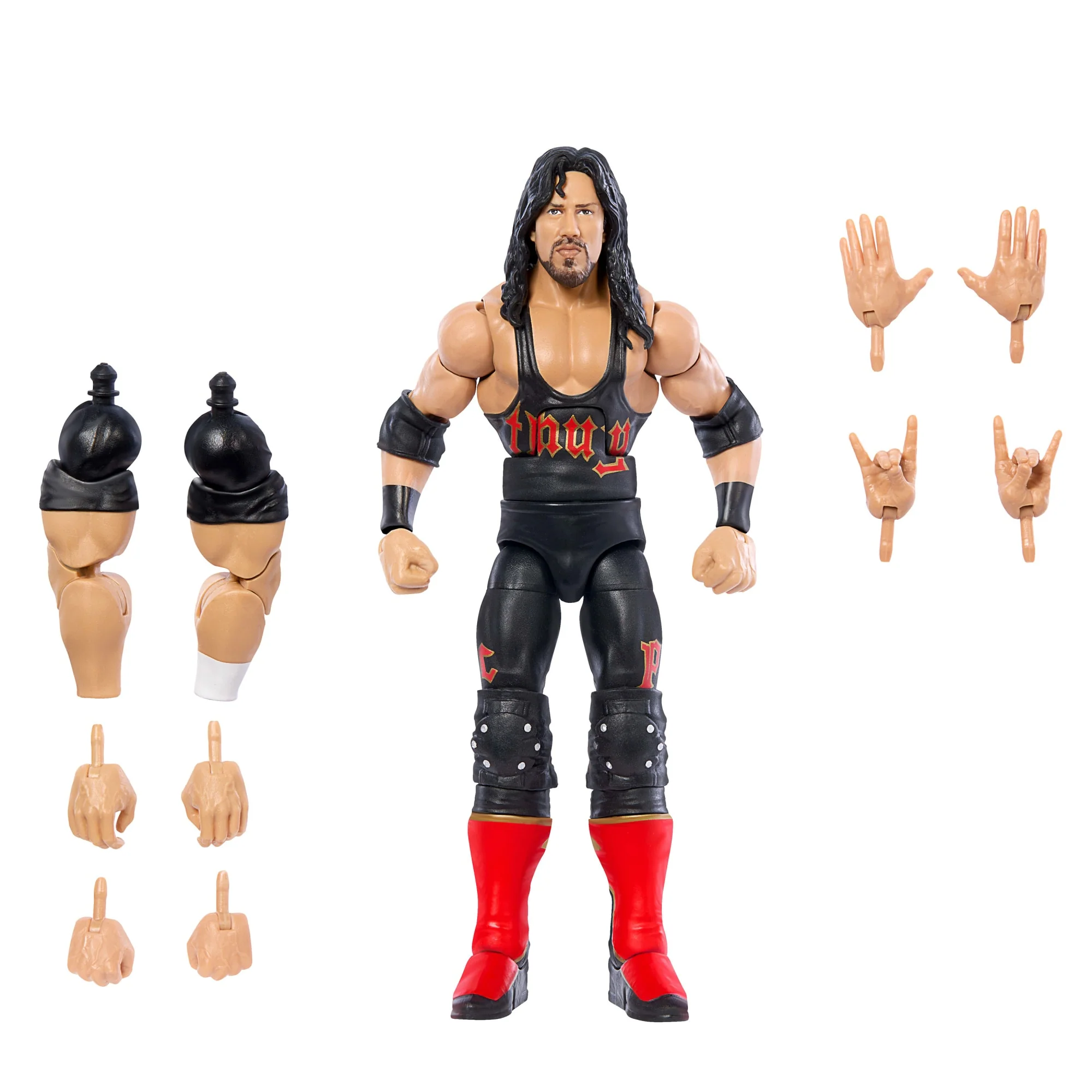Mattel Creations WWE Monday Night War Elite Collection Syxx Action Figure & Dusty Rhodes Build-A-Figure Parts