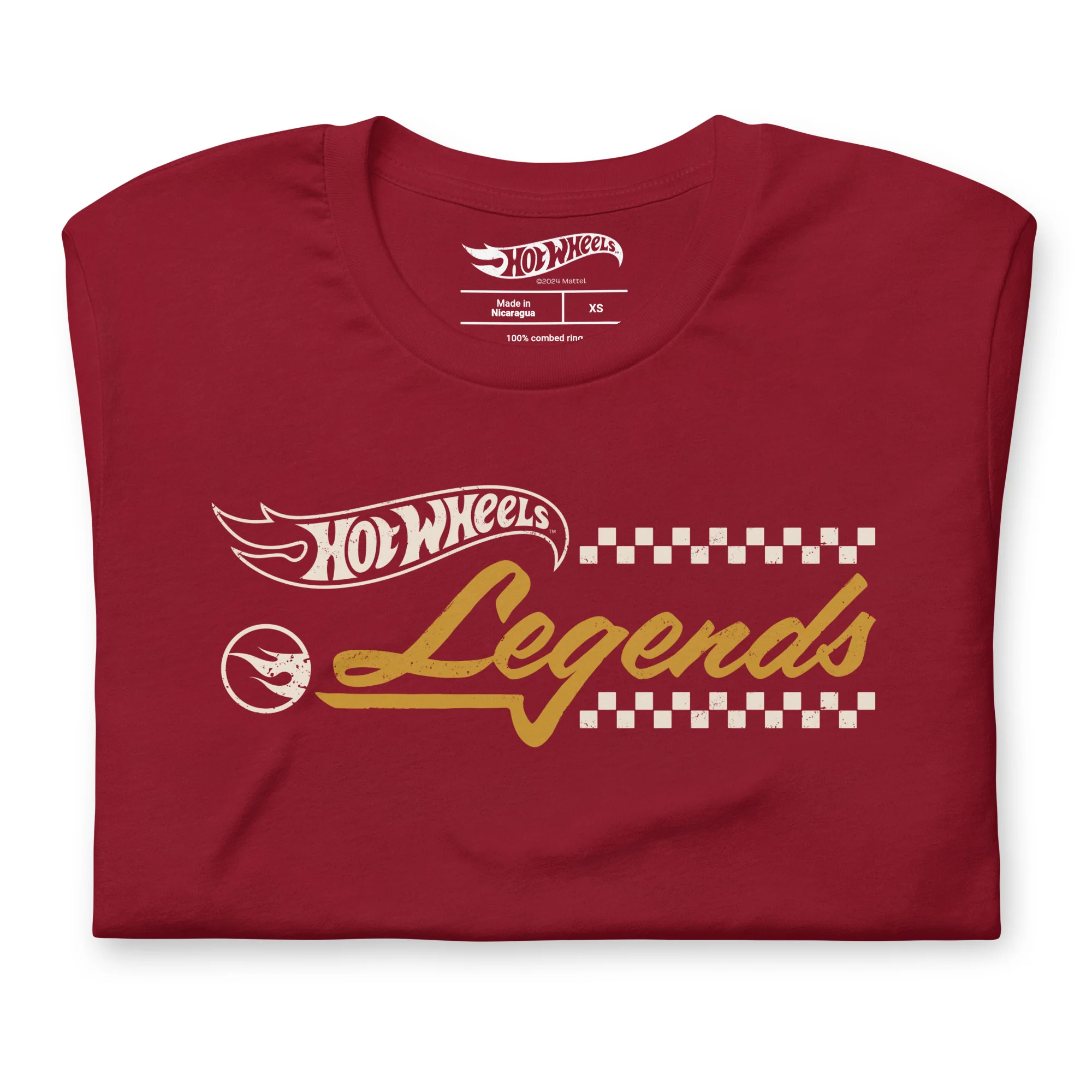 Mattel Creations Hot Wheels Legends Red T-Shirt