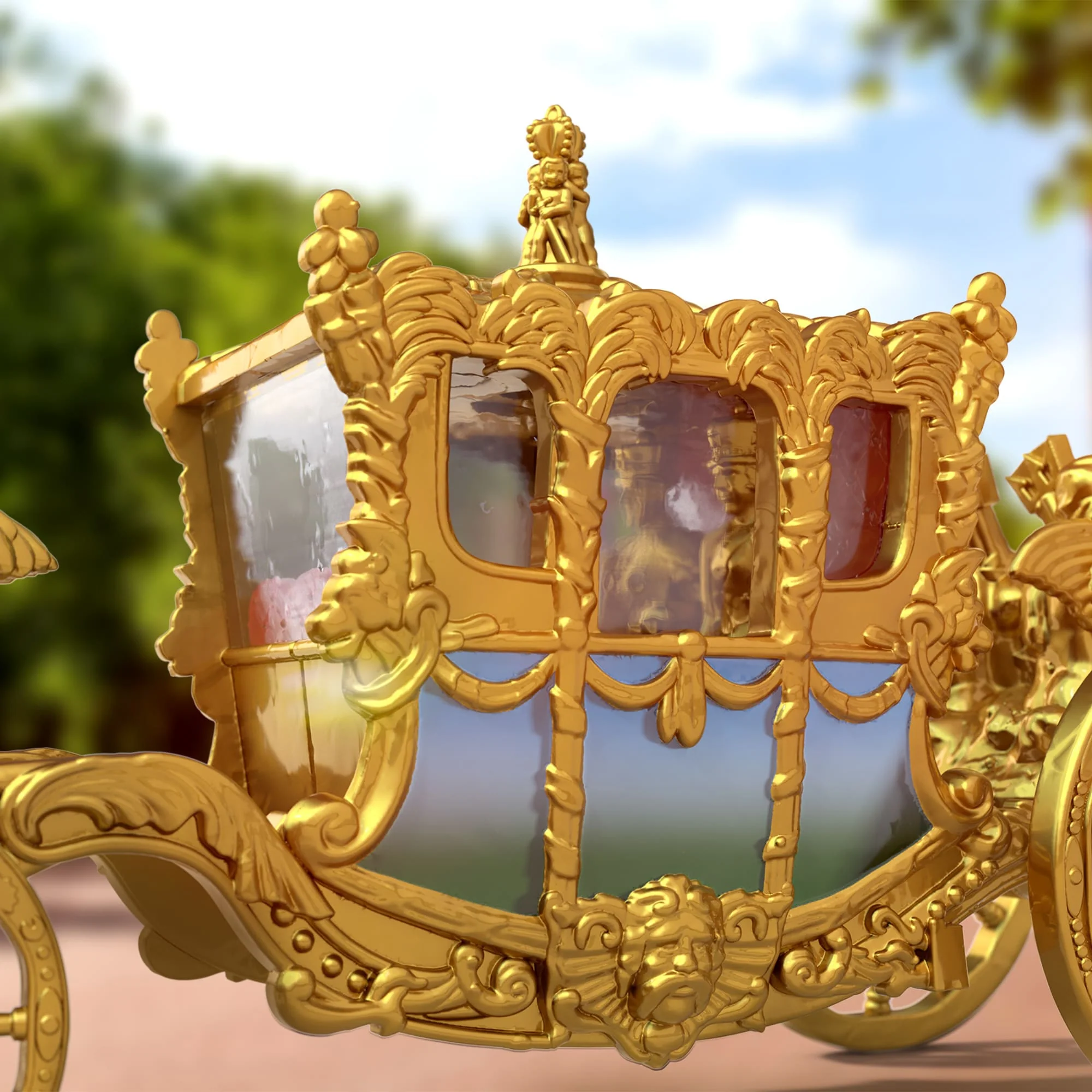 Mattel Creations Matchbox Collectors Coronation Gold State Coach