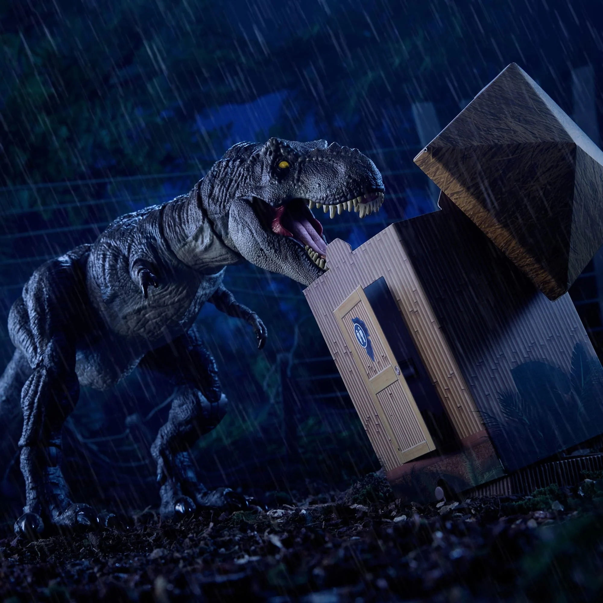 Mattel Creations Jurassic World Hammond Collection Outhouse Chaos Set