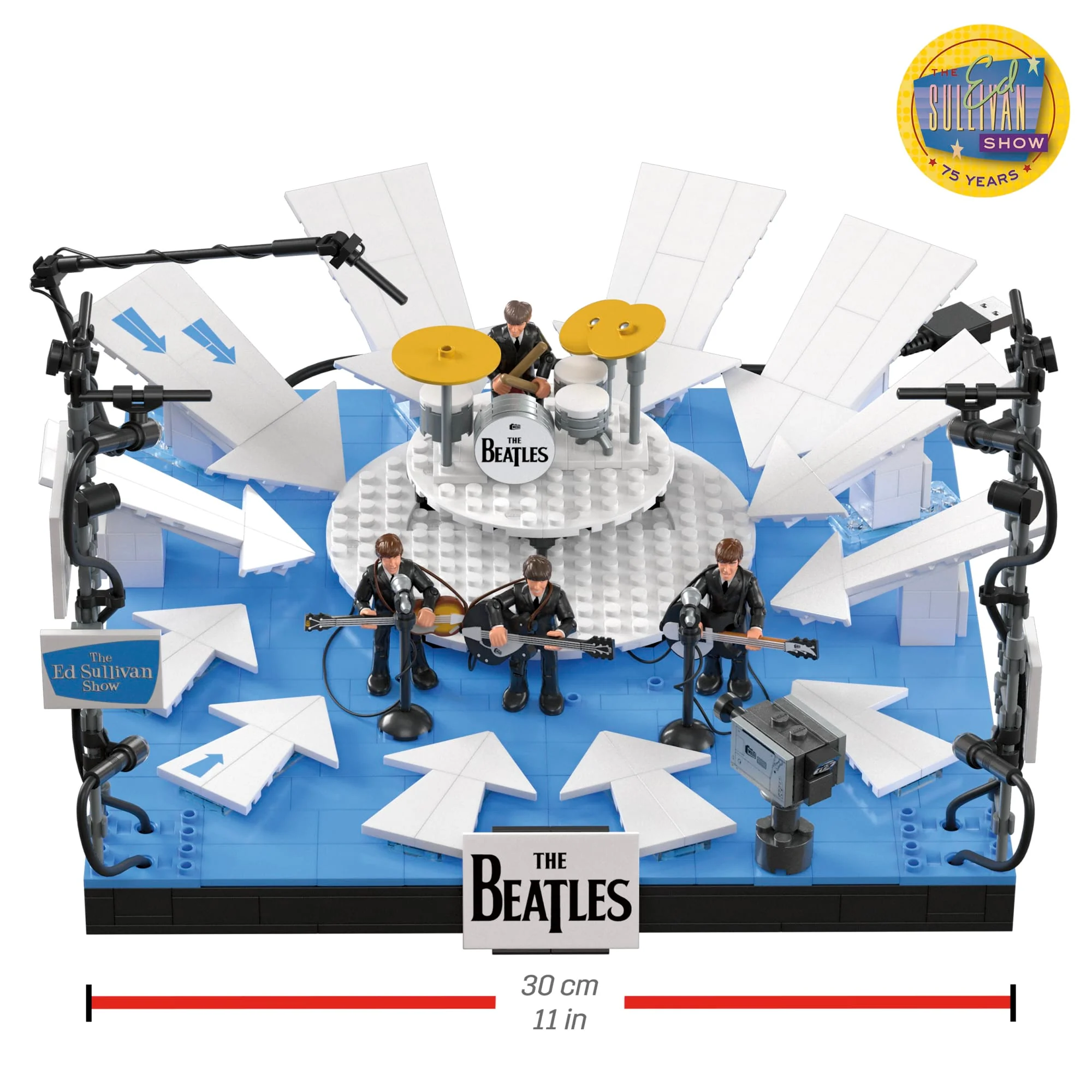 Mattel Creations MEGA™ Showcase The Beatles 'Ladies and Gentlemen, The Beatles!' Building Toy Kit
