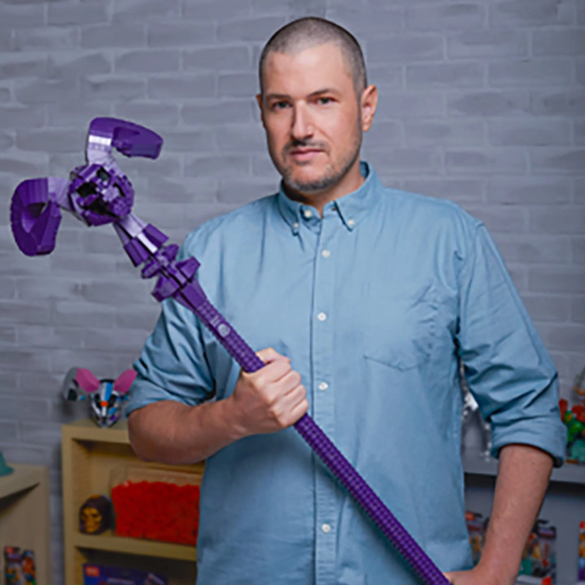 Mattel Creations MEGA Construx Masters of the Universe Havoc Staff