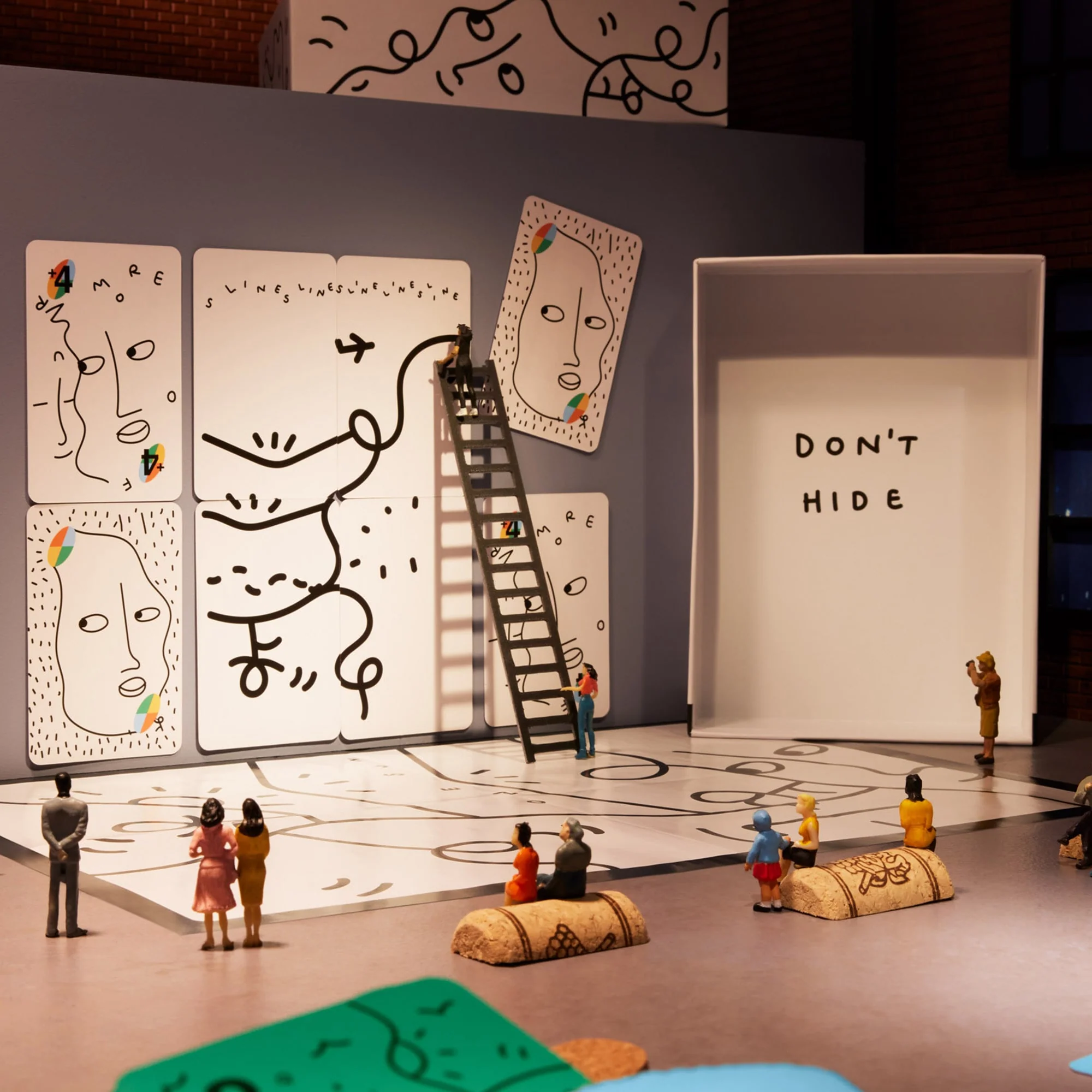 Mattel Creations Shantell Martin x UNO Artiste Series Deck