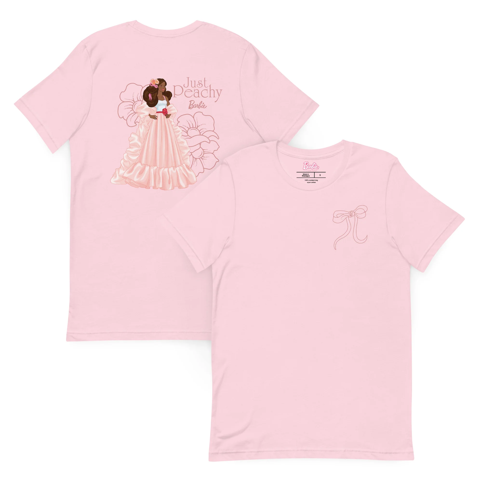 Mattel Creations Barbie Peaches 'n Cream Pink T-Shirt