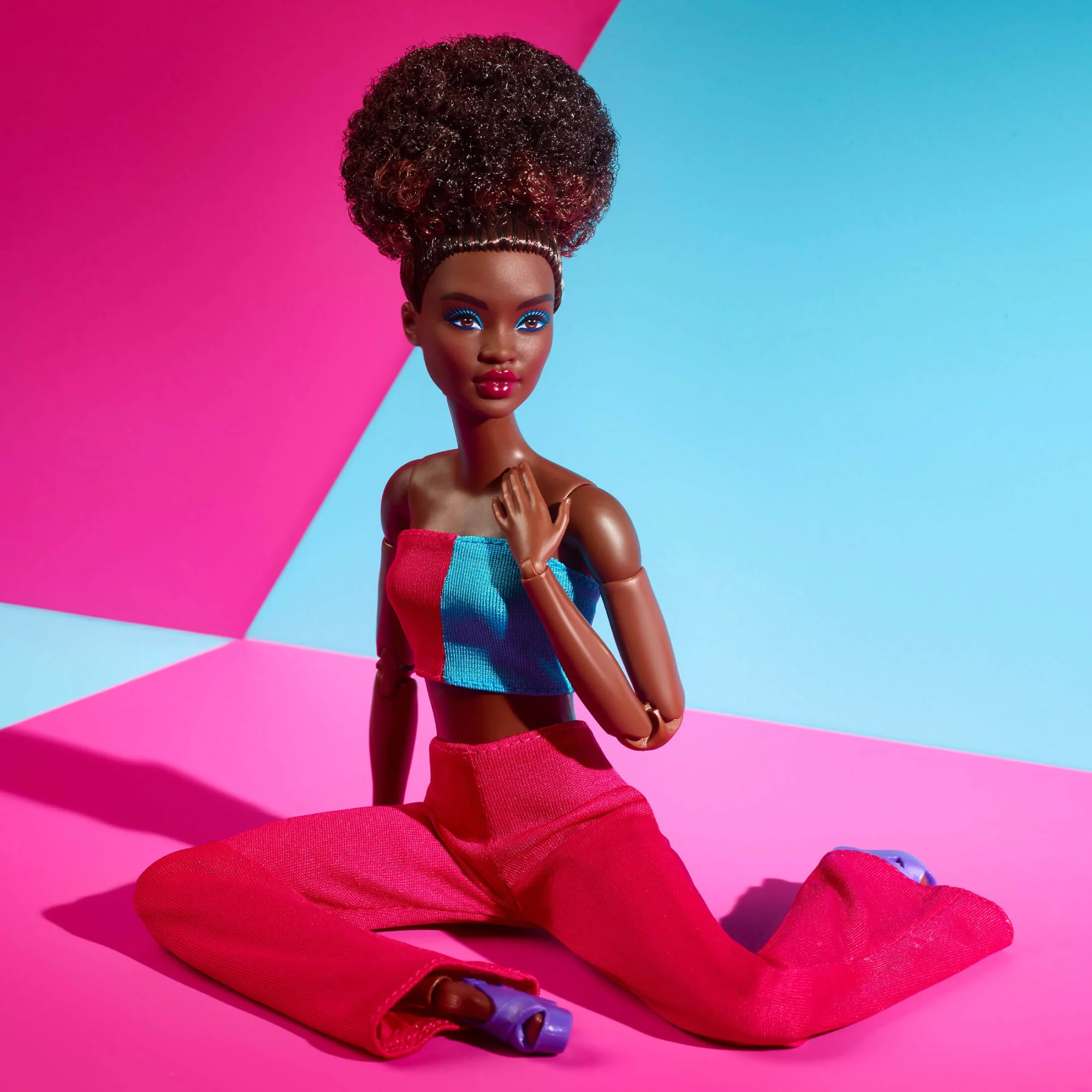 Mattel Creations Barbie Looks Doll (Original, Curly Black Hair)