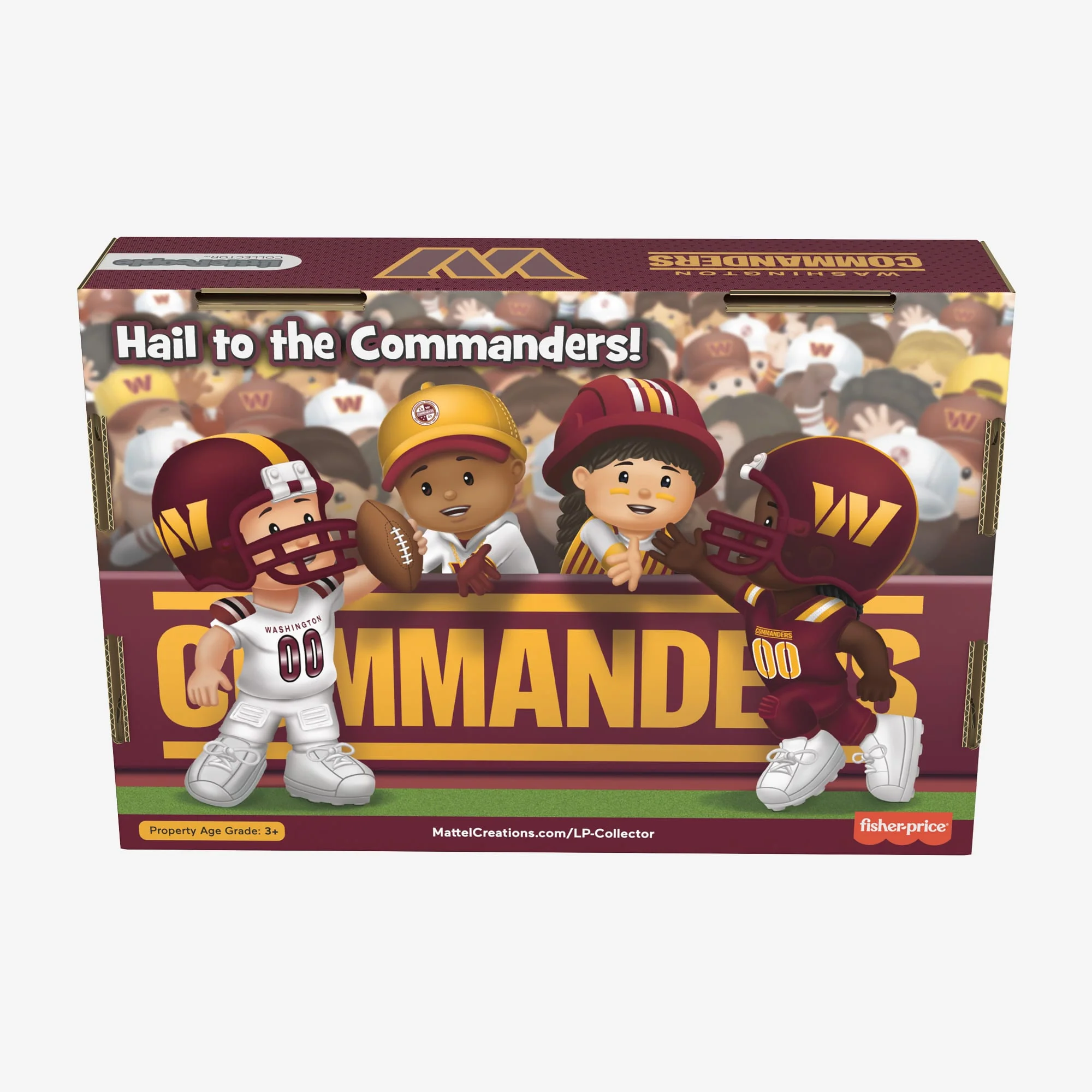 Mattel Creations Little People Collector x NFL Washington Commanders Set
