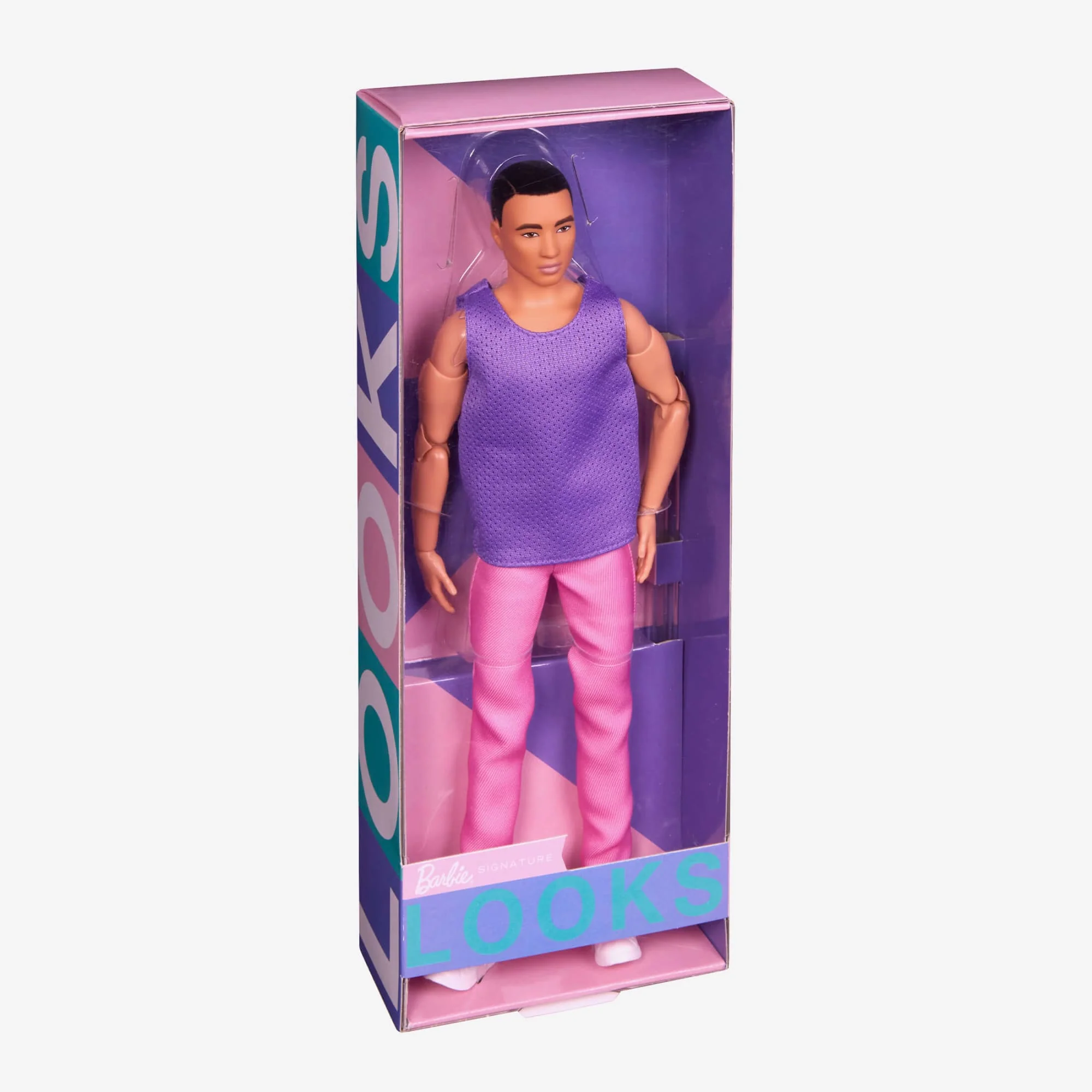 Mattel Creations Barbie Looks Ken Doll (Original, Short Black Hair)