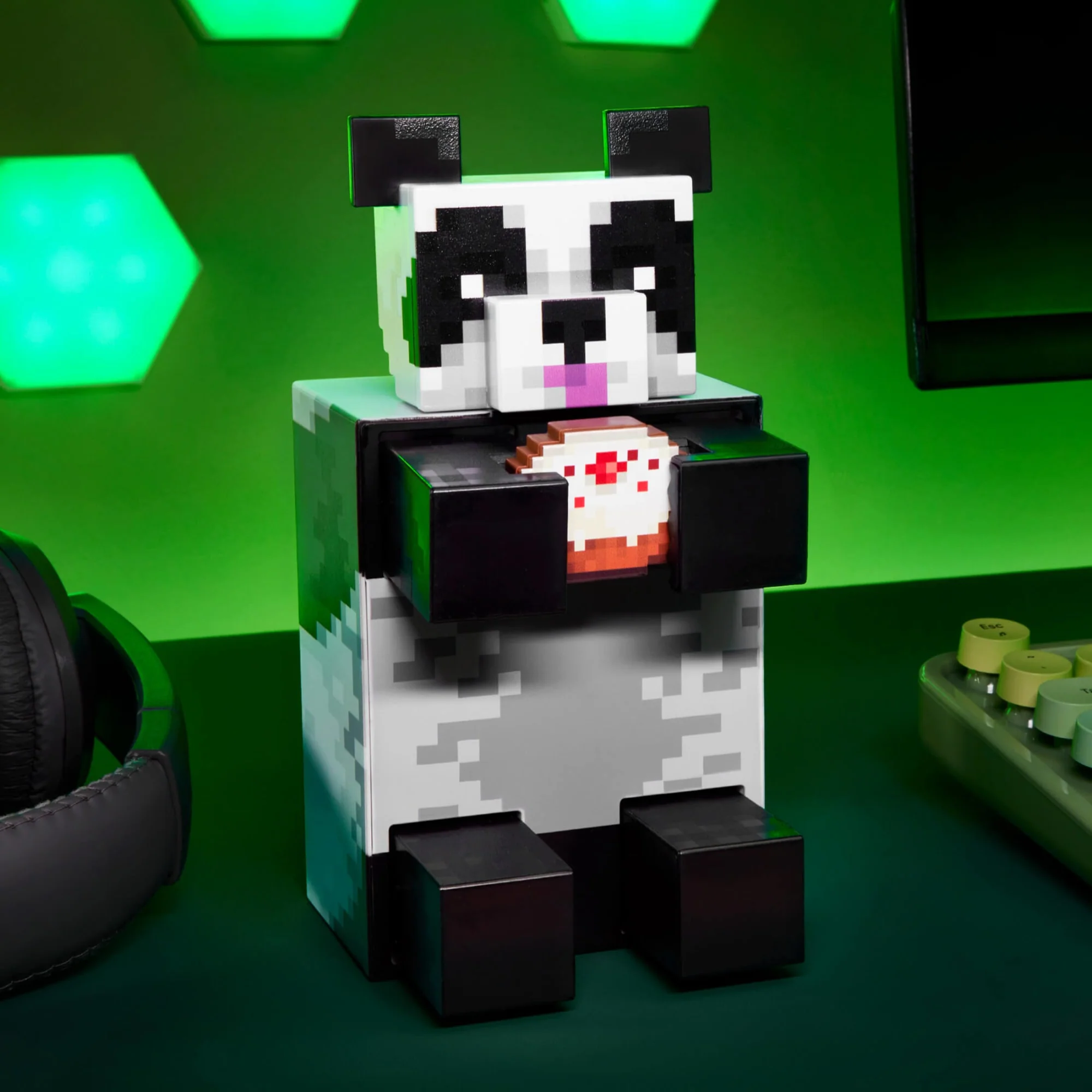 Mattel Creations Minecraft Diamond Level Panda Figure