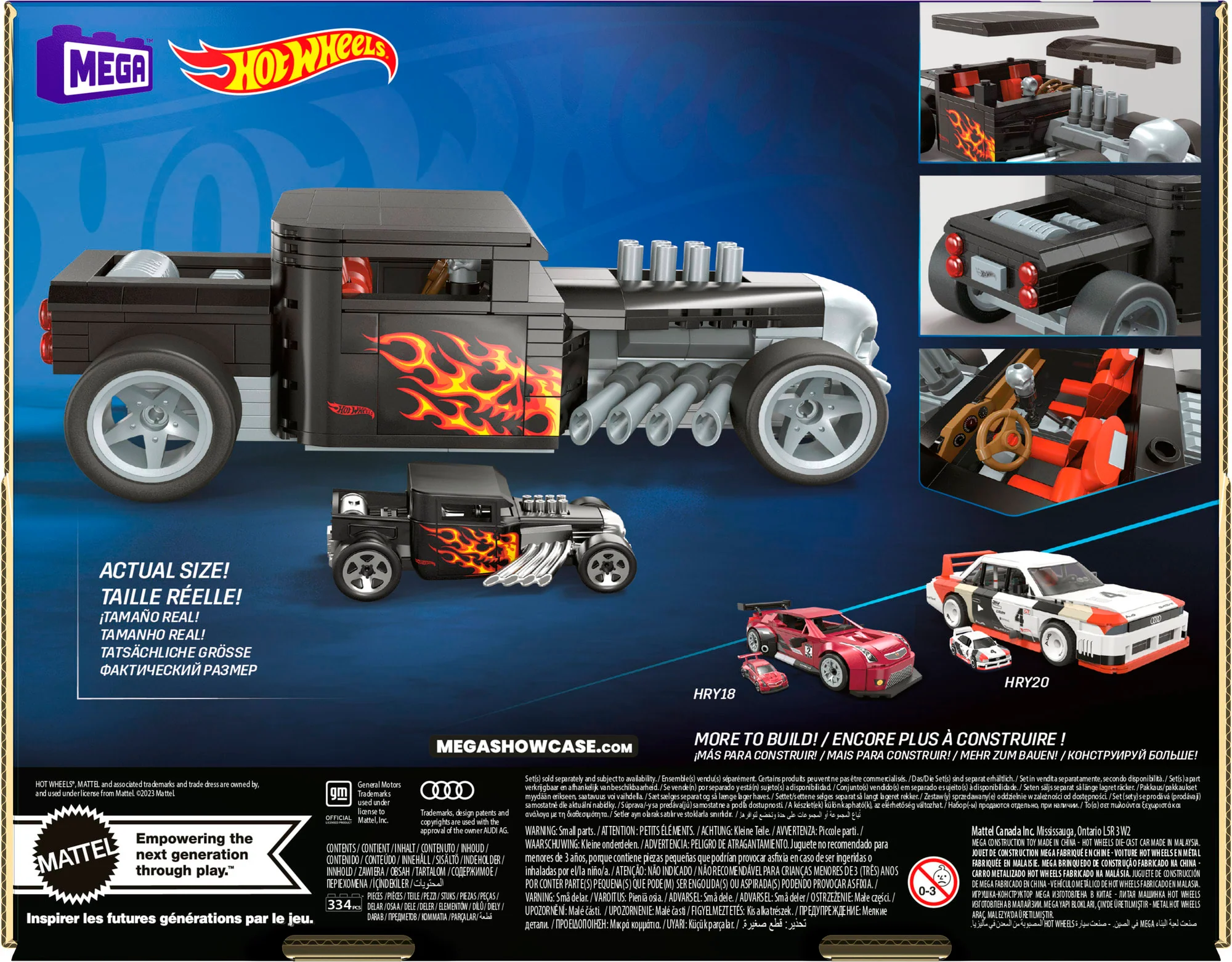 Mattel Creations MEGA Showcase Hot Wheels Bone Shaker Building Set